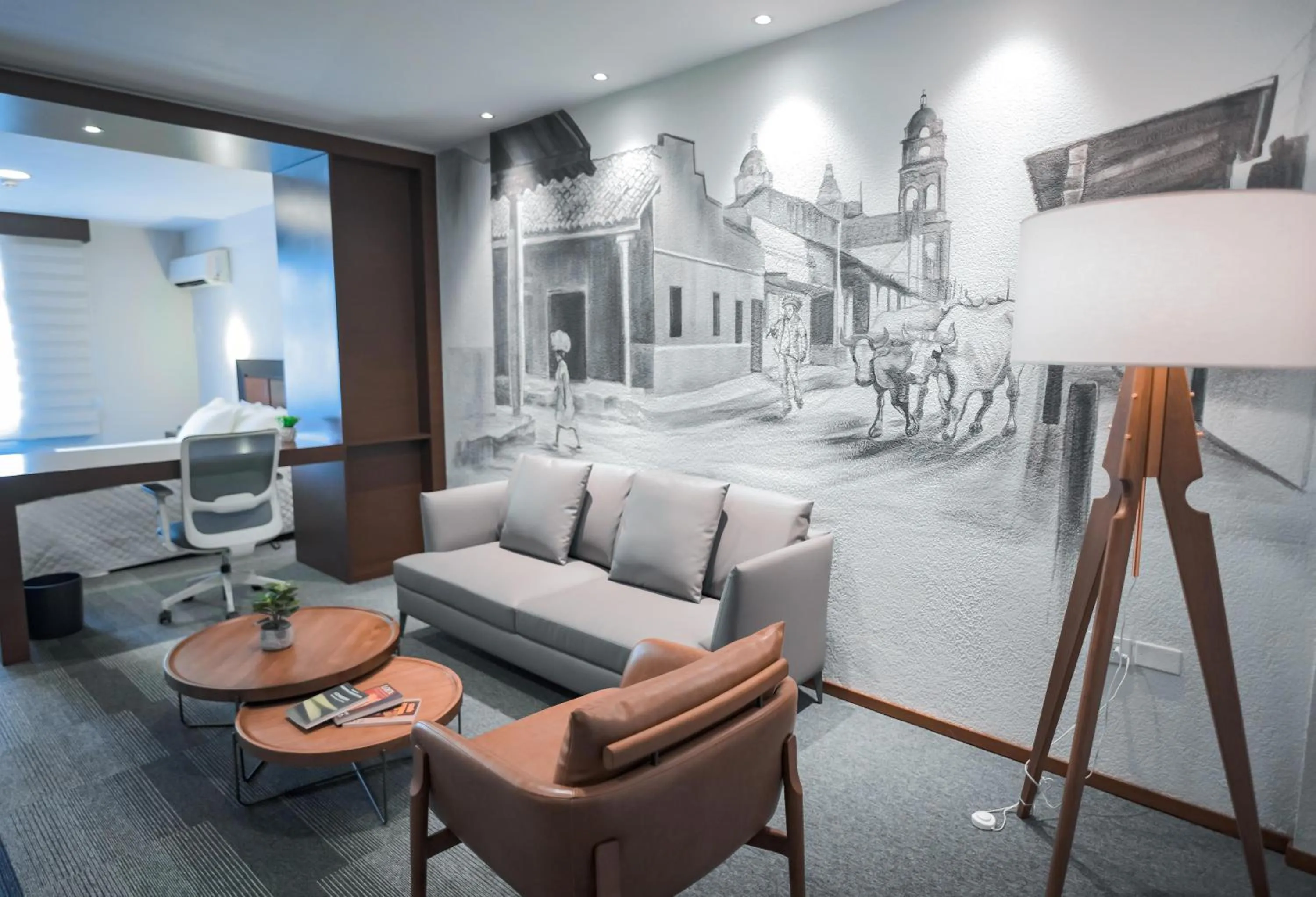 Living room in Hotel Cortez