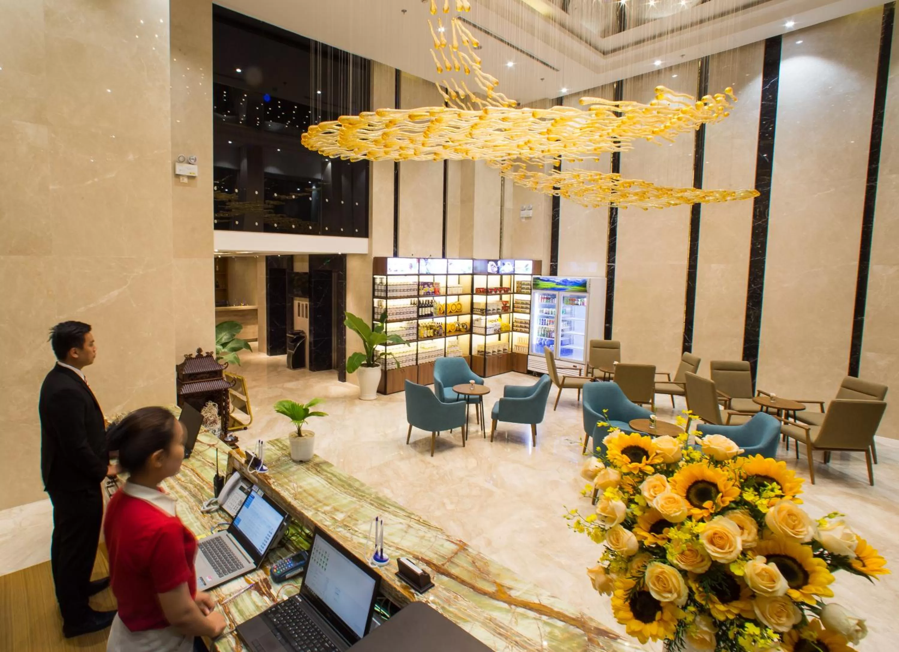Lobby or reception in DTX Hotel Nha Trang