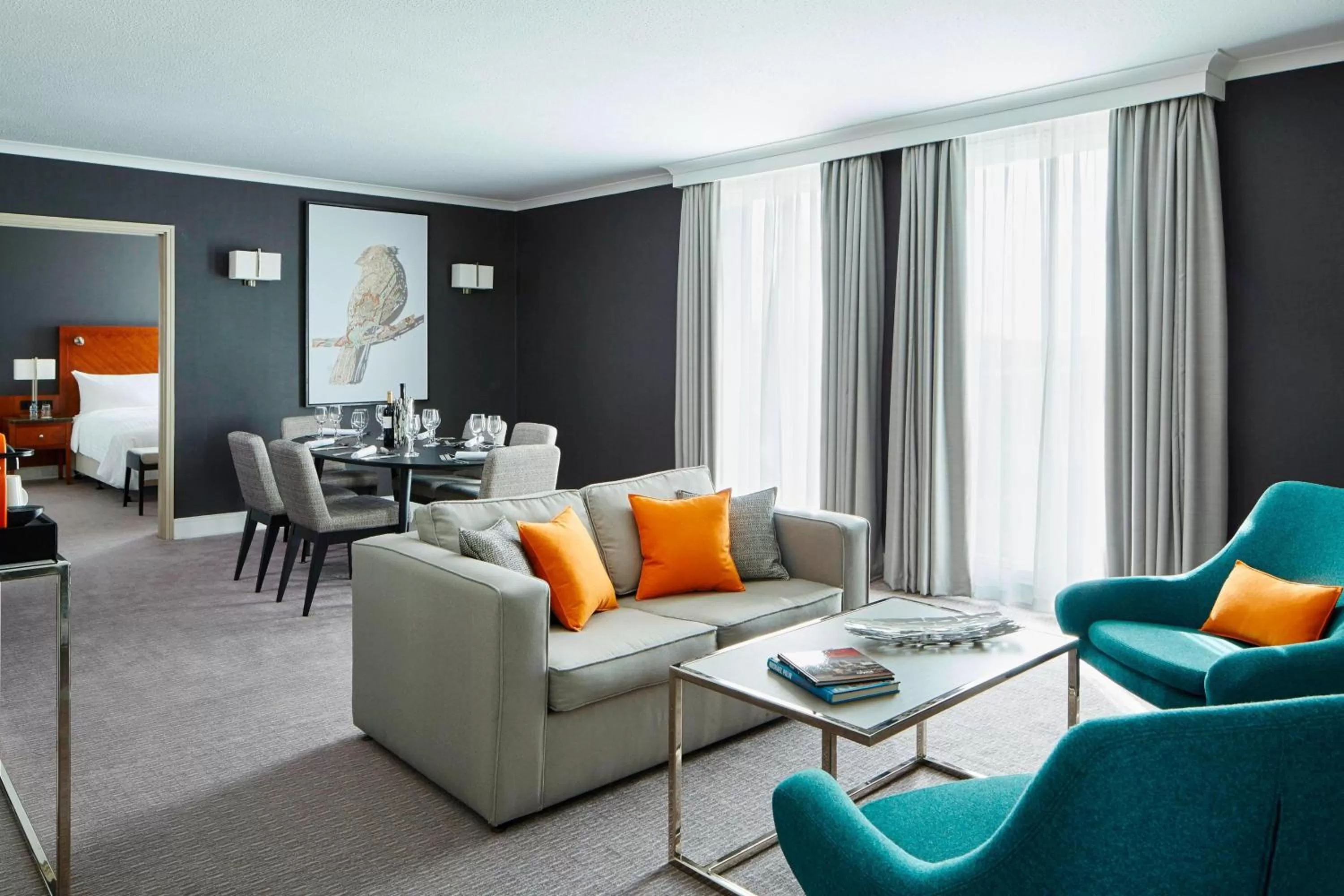 Bedroom in London Heathrow Marriott Hotel