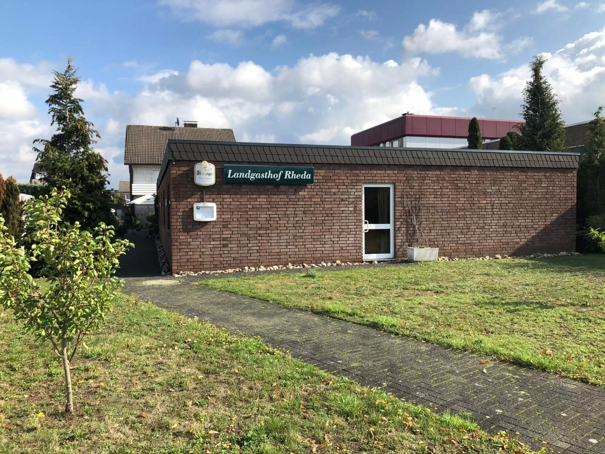 Property building in Landgasthof Rheda Hotel - Restaurant