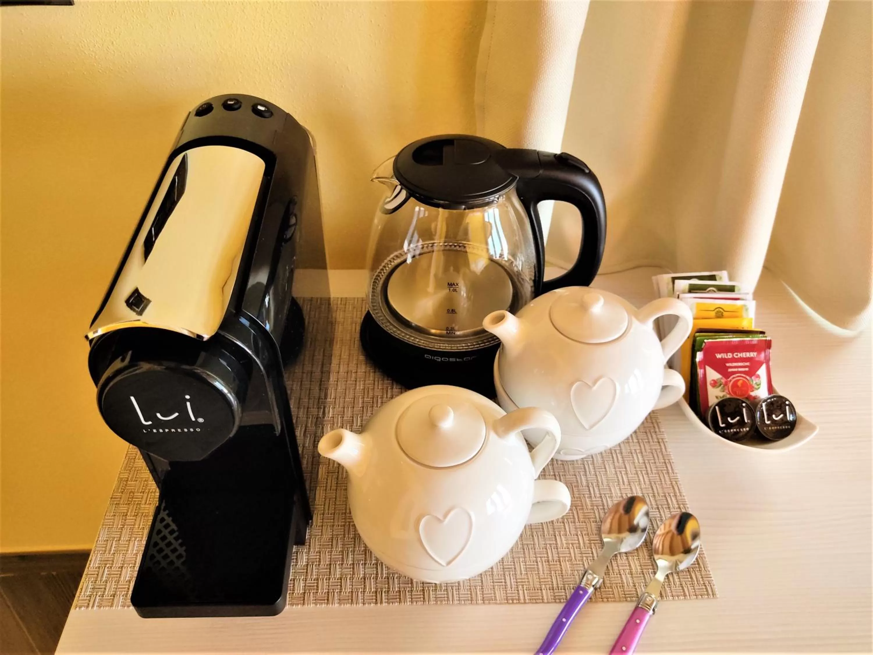 Coffee/tea facilities in B&B Il Germoglio