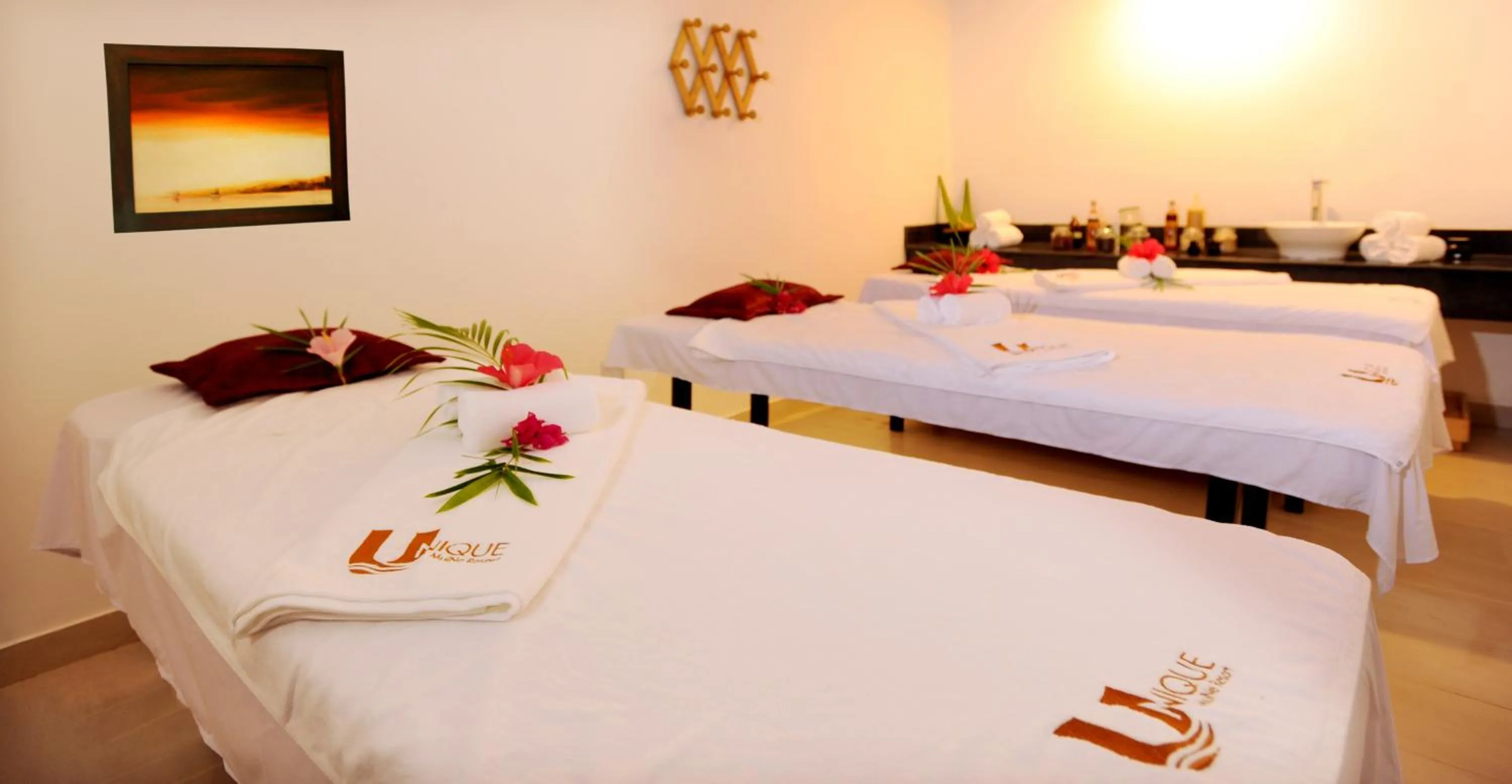 Bed in Unique Mui Ne Resort and Spa