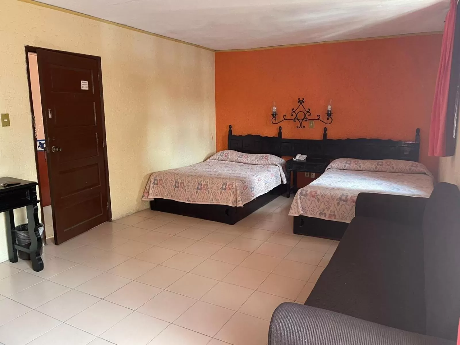 Bed in Hotel Hacienda de Cobos