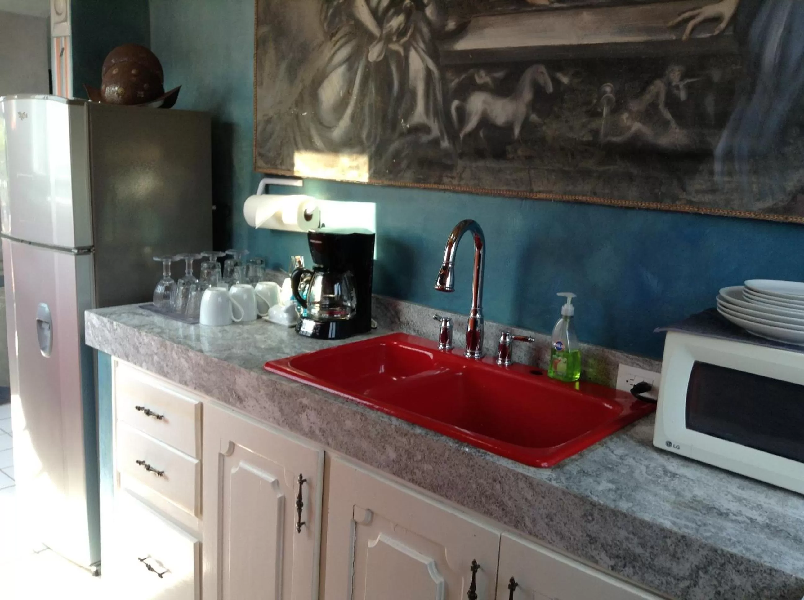 Kitchen or kitchenette in Hotel Boutique Rivera Del Rio