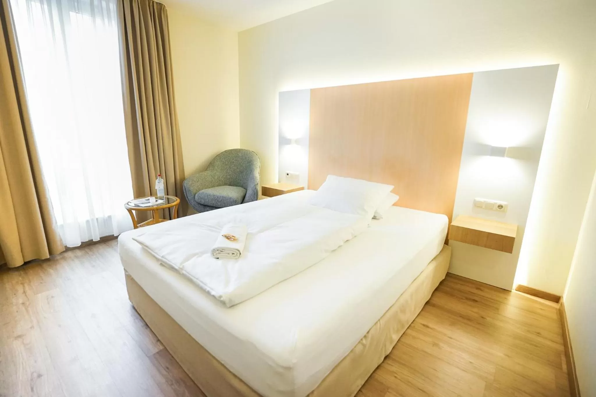 Bed in Hotel Kannenkeller