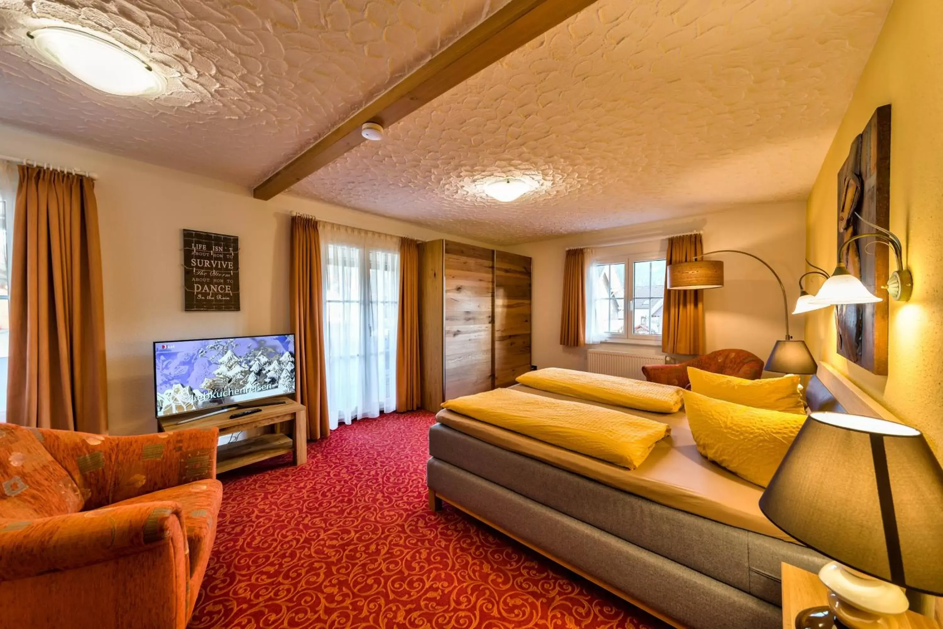 Double Room with Balcony in Hotel Sonneneck Titisee -Adults Only- Double Room with Balcony in Hotel Sonneneck Titisee -Adults Only-