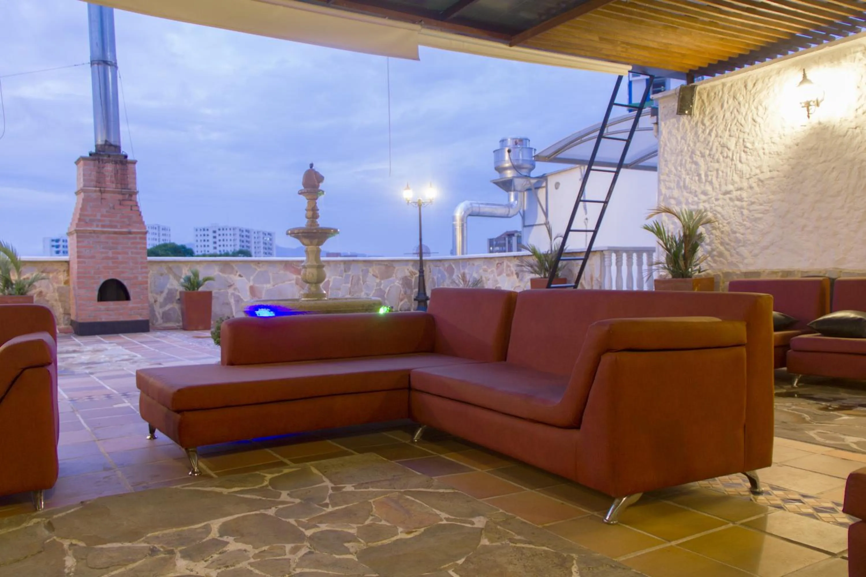 BBQ facilities in Hotel León Dorado