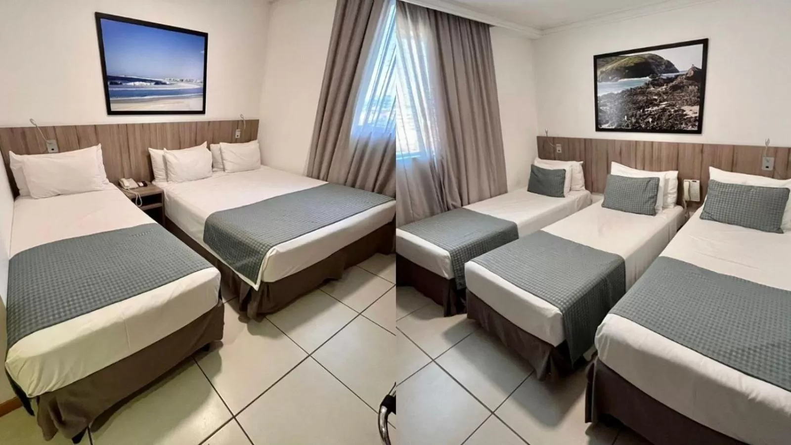 Bed in Oásis Cabo Frio Hotel