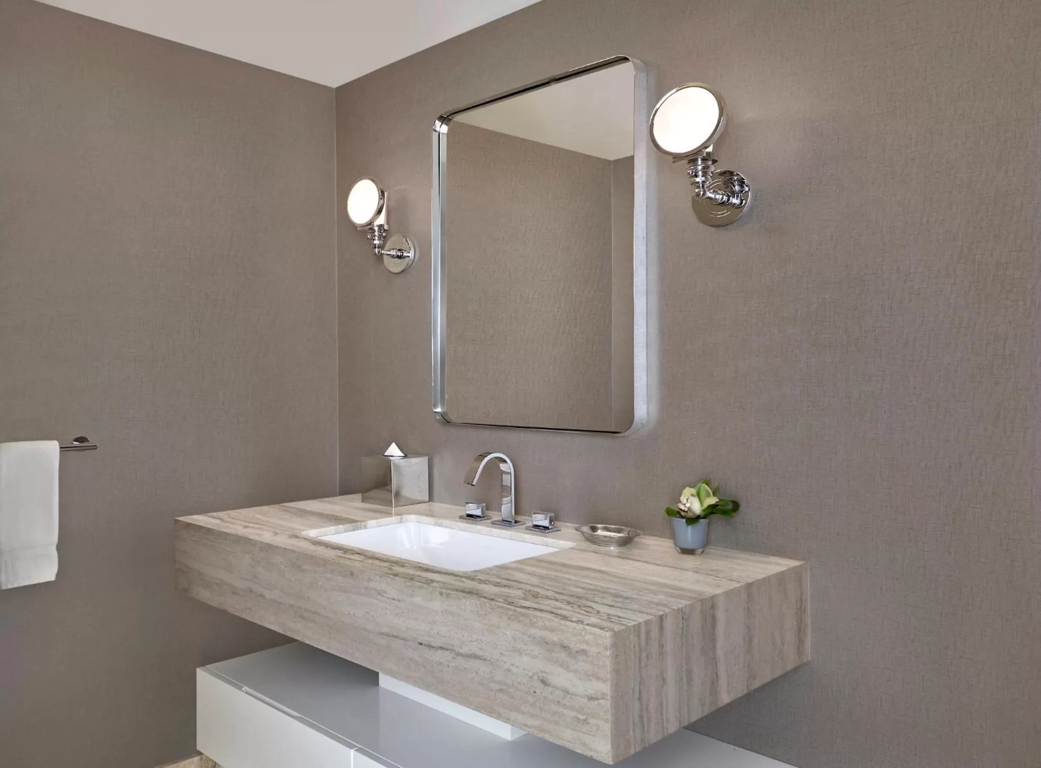 Bathroom in Loews Regency New York Hotel