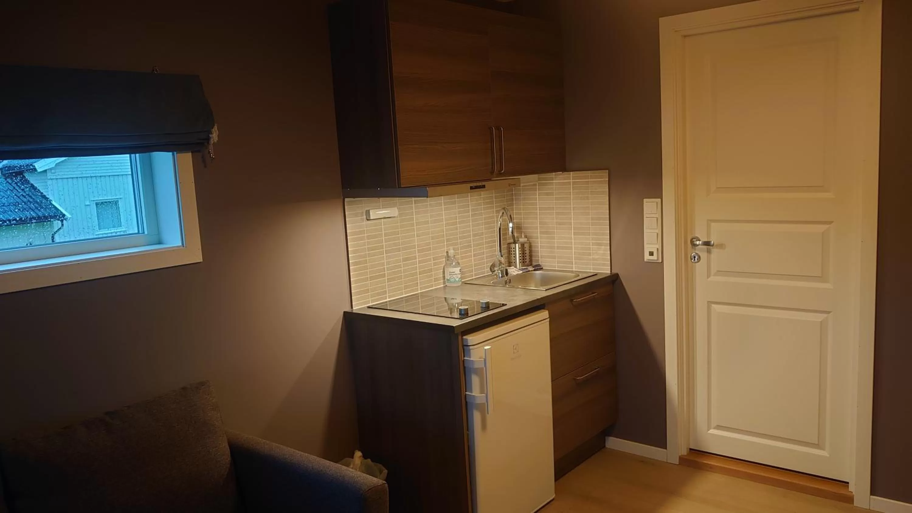 Kitchen or kitchenette in På Hjørnet Gjestehus