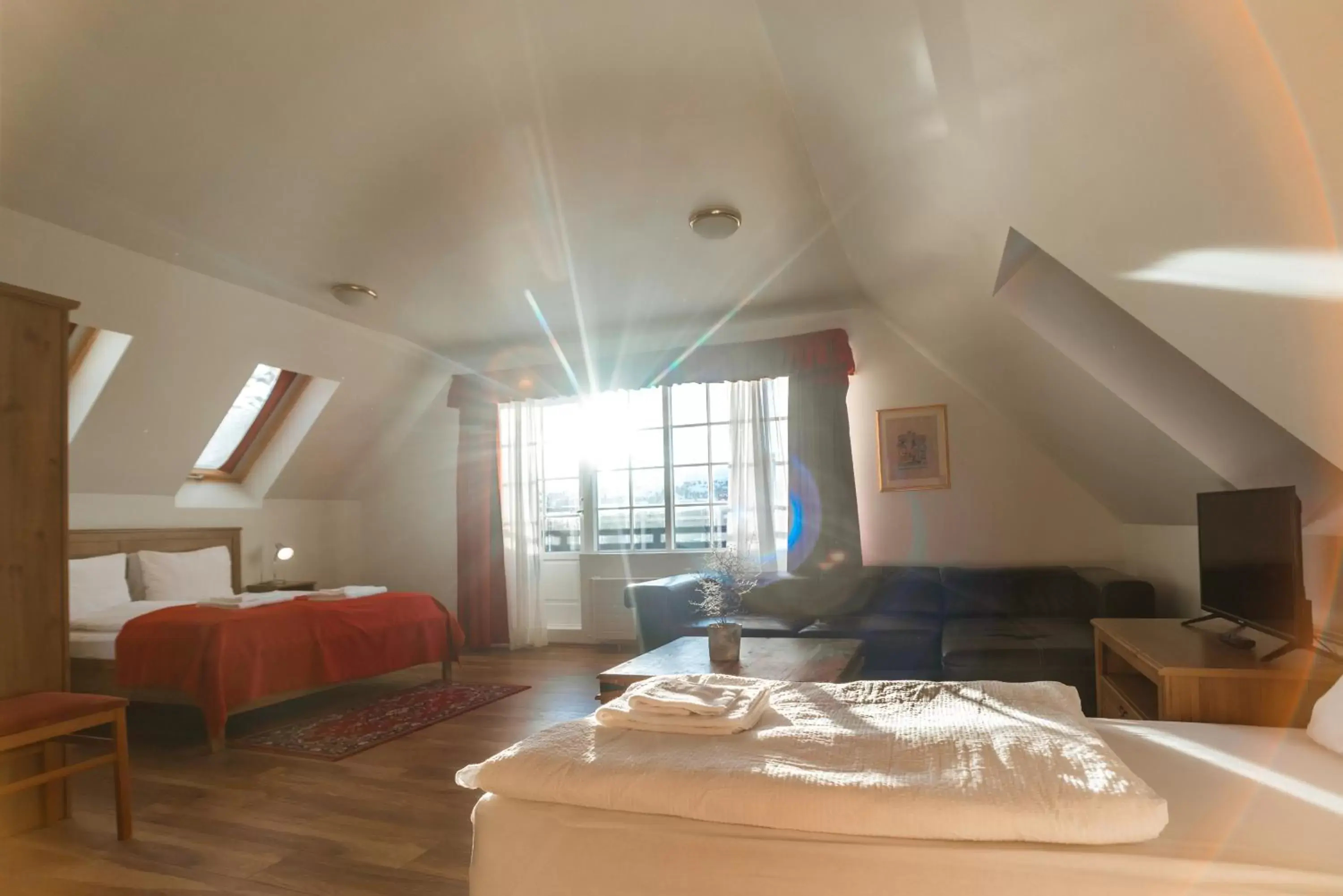 Family Room (2 Adults + 2 Children) in Hotel Laxnes Family Room (2 Adults + 2 Children) in Hotel Laxnes