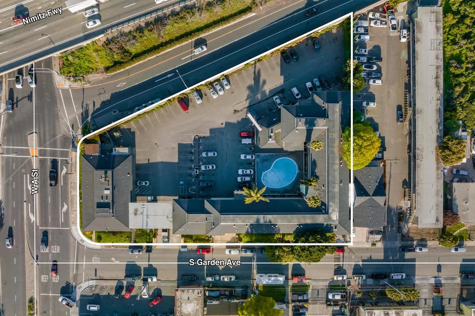 Property building in Heritage Inn Express Hayward