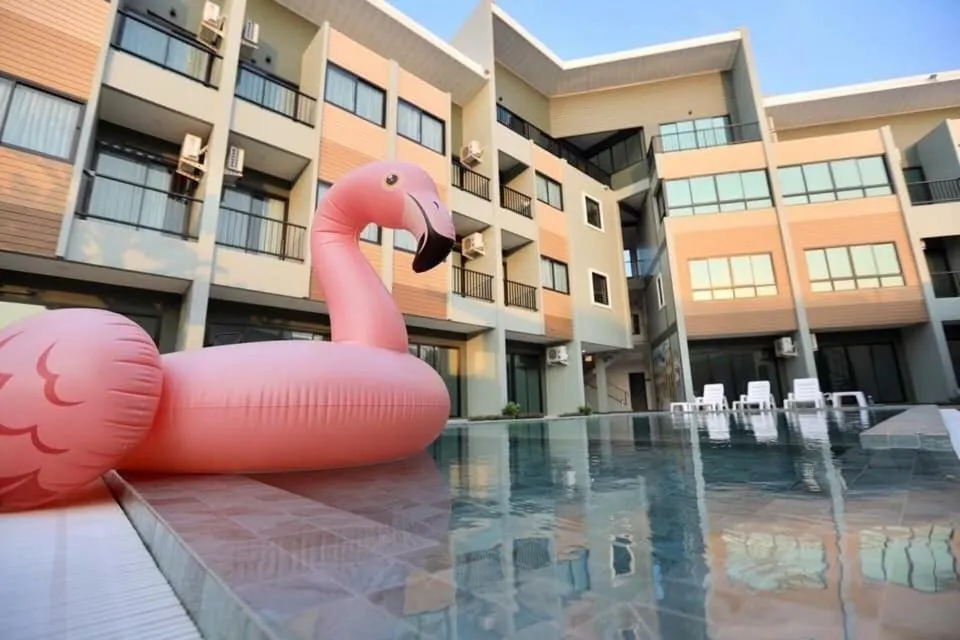 Pool view in Phuket Airport Place