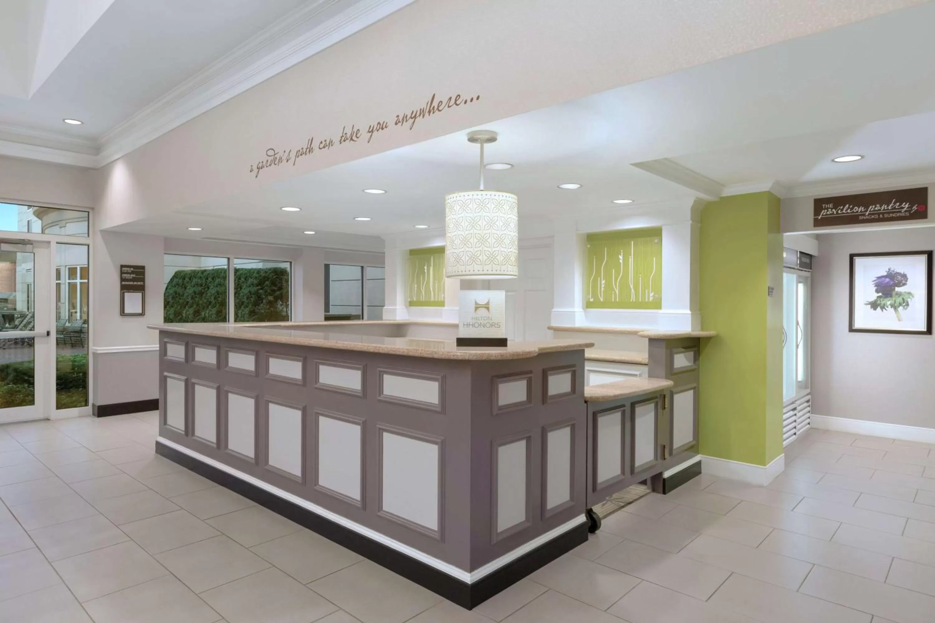 Lobby or reception in Hilton Garden Inn Springfield, MA