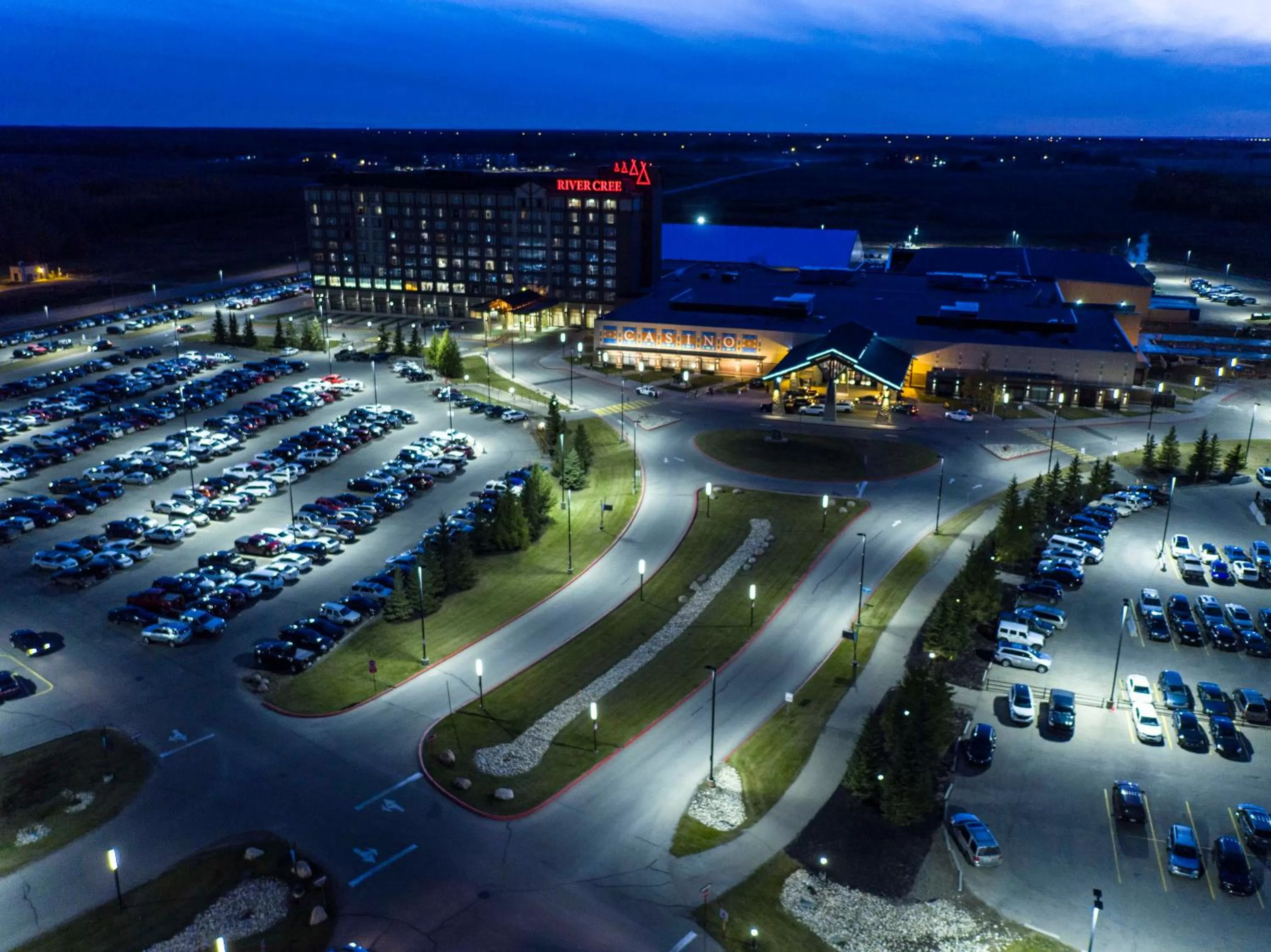 Bird's eye view in River Cree Resort & Casino