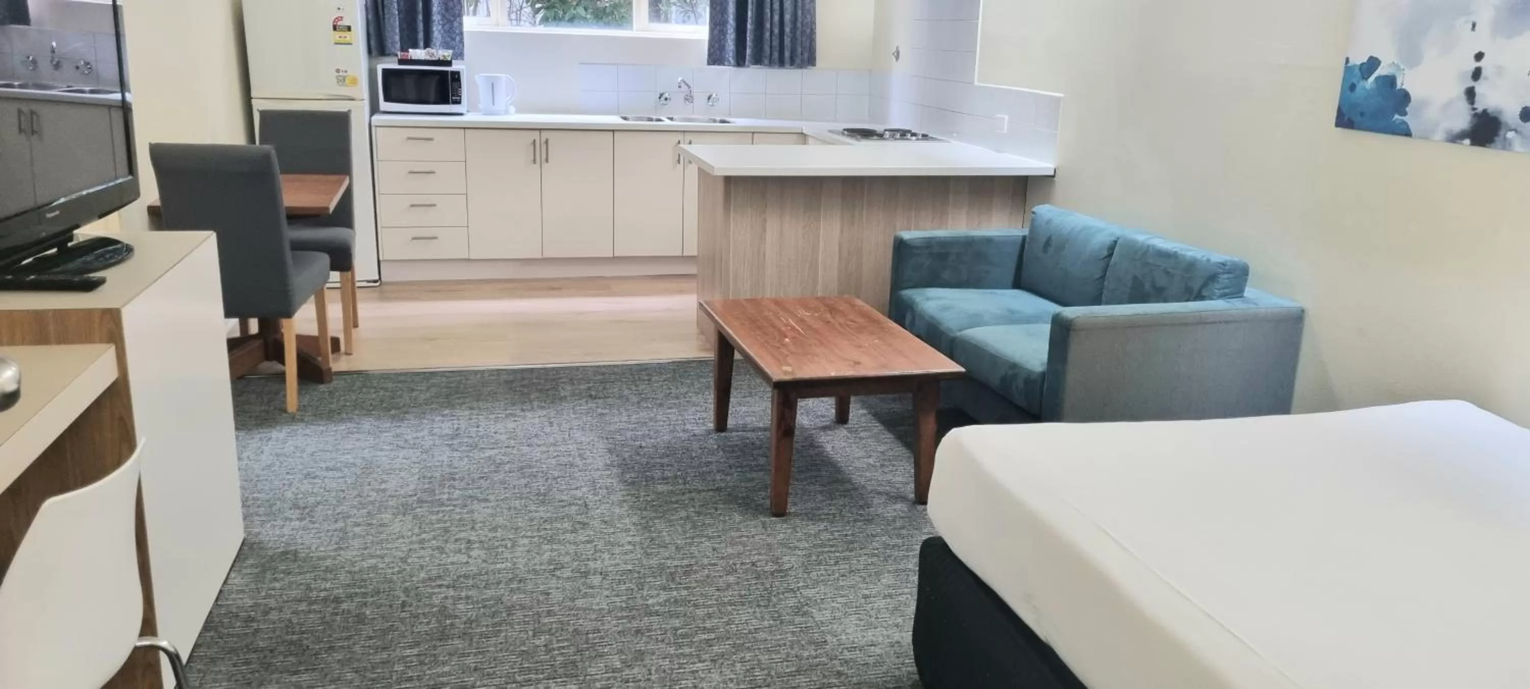 Bed in Hotel Cavalier