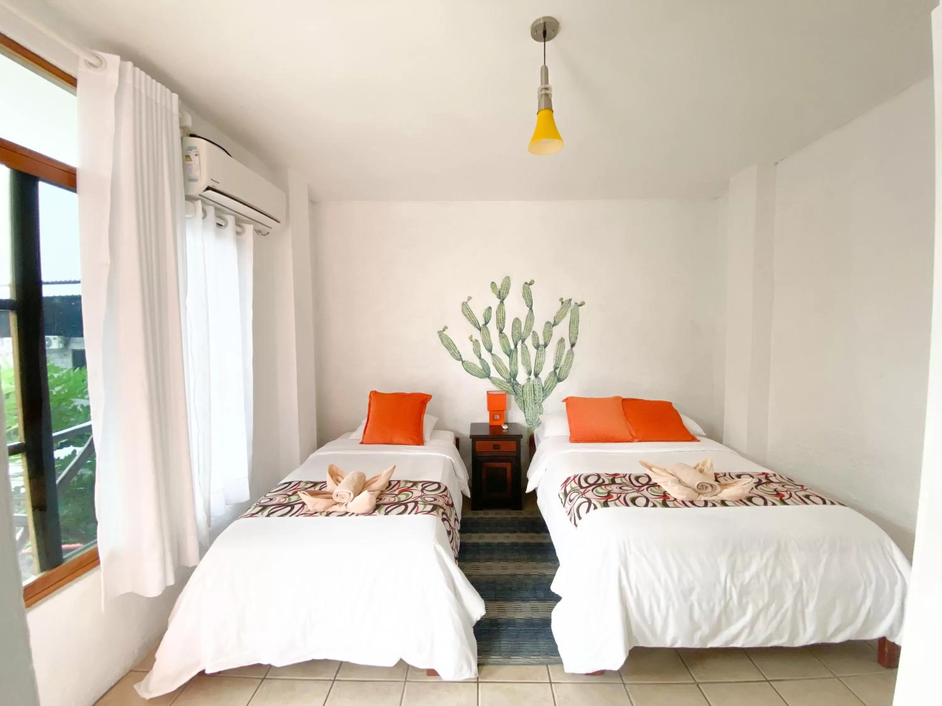 Bed in Hotel Miconia