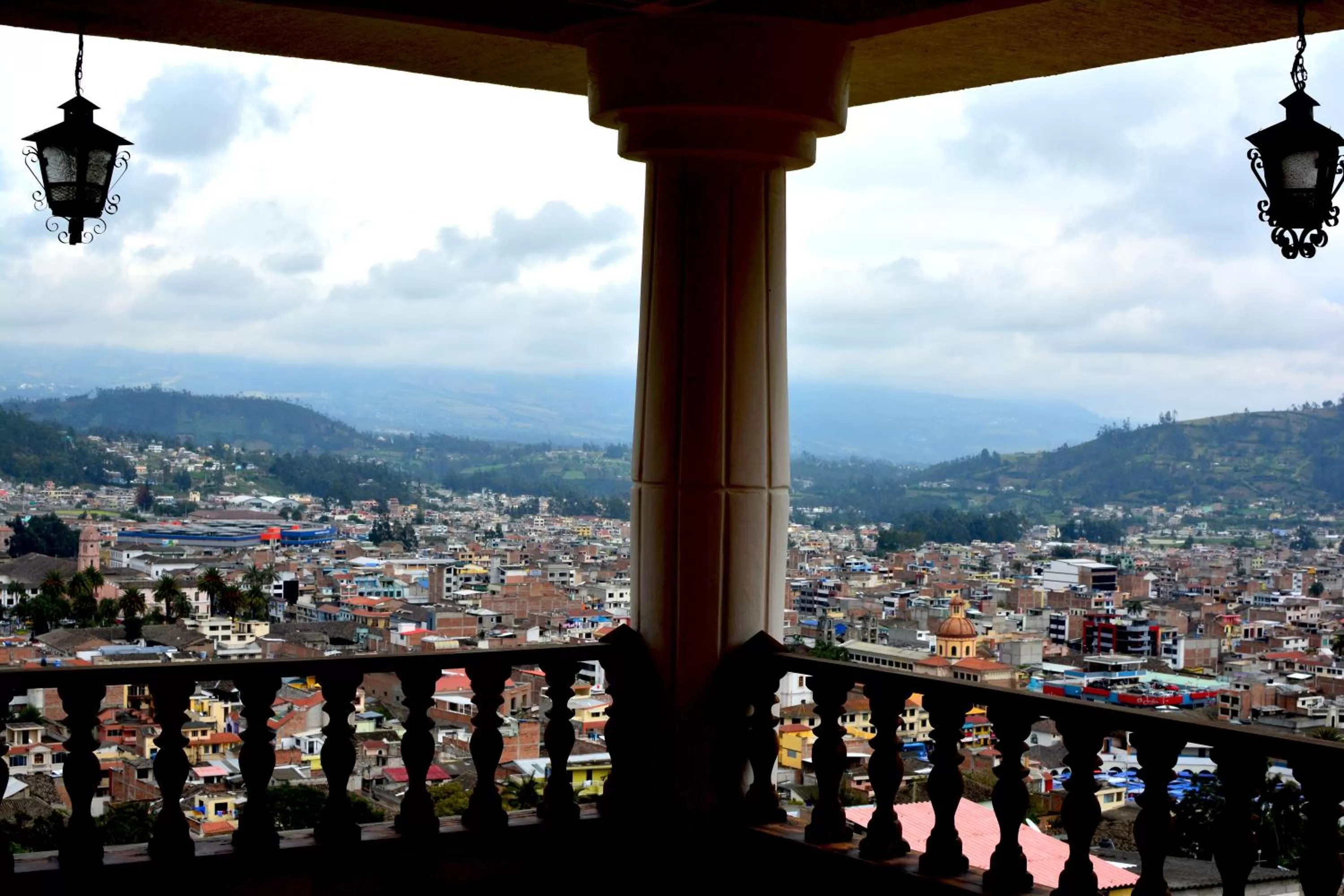 Mountain View in Hostal Mirador de Otavalo