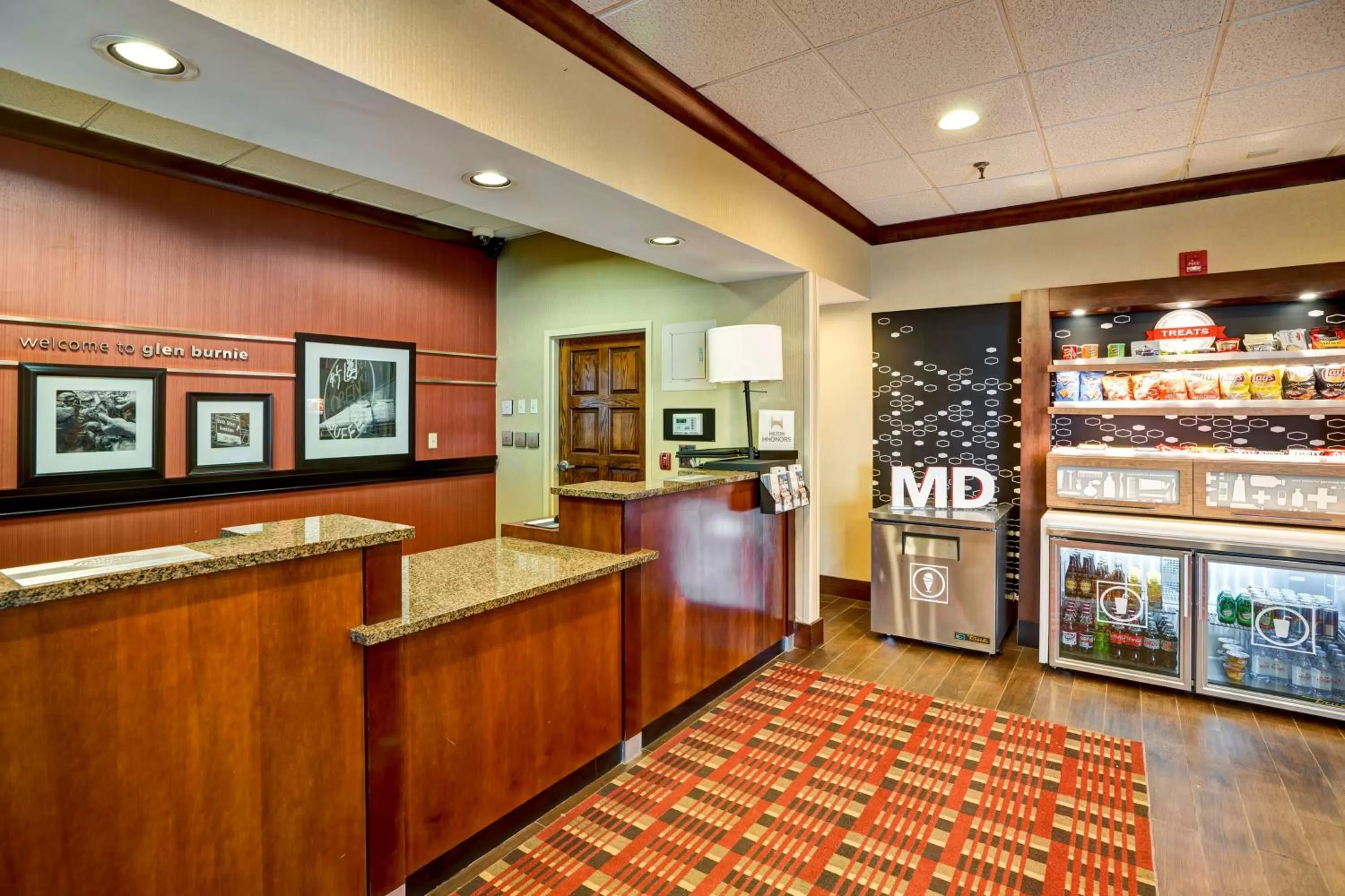 Lobby or reception in Hampton Inn Baltimore/Glen Burnie