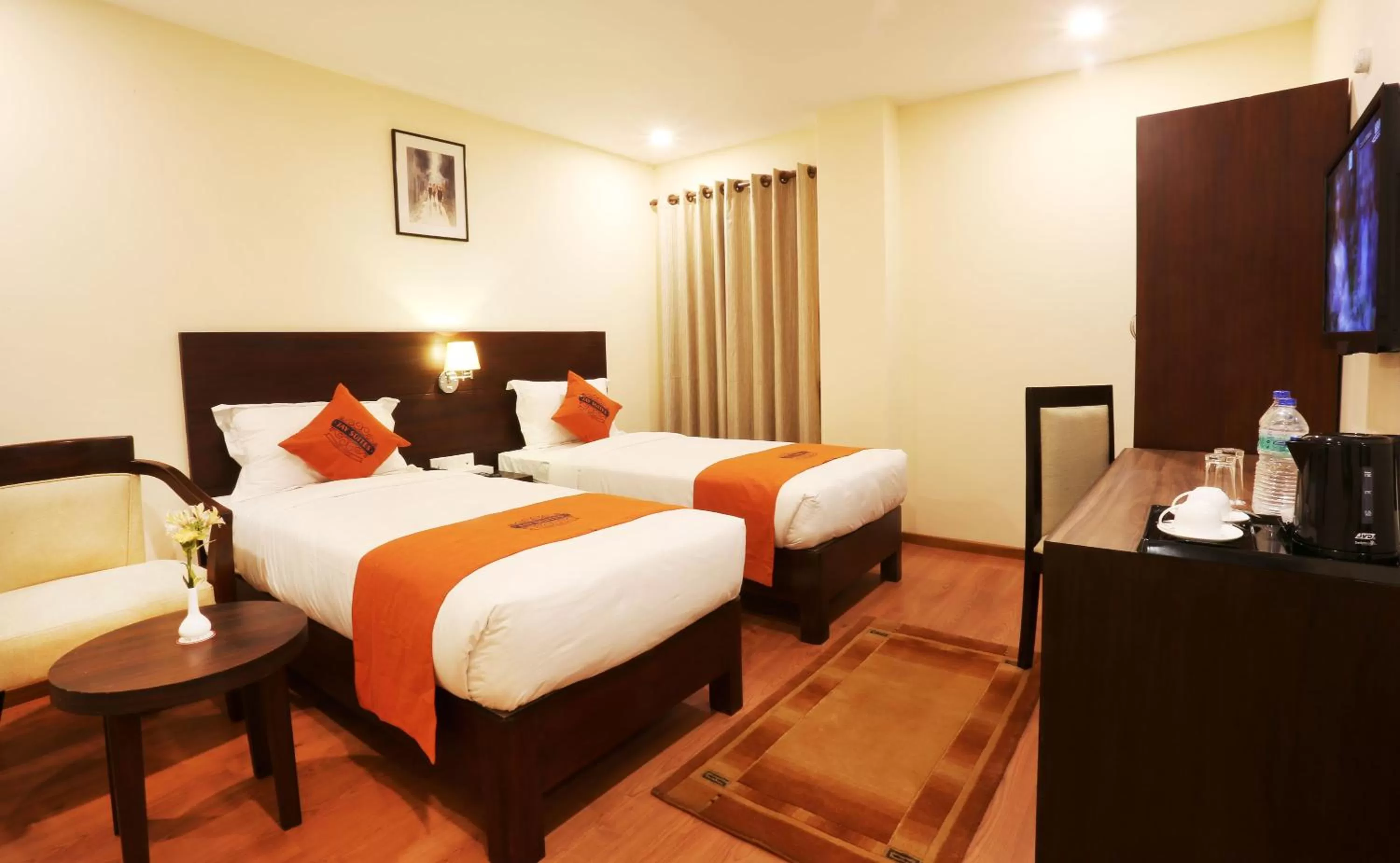 Photo of the whole room, Bed in Hotel Jay Suites