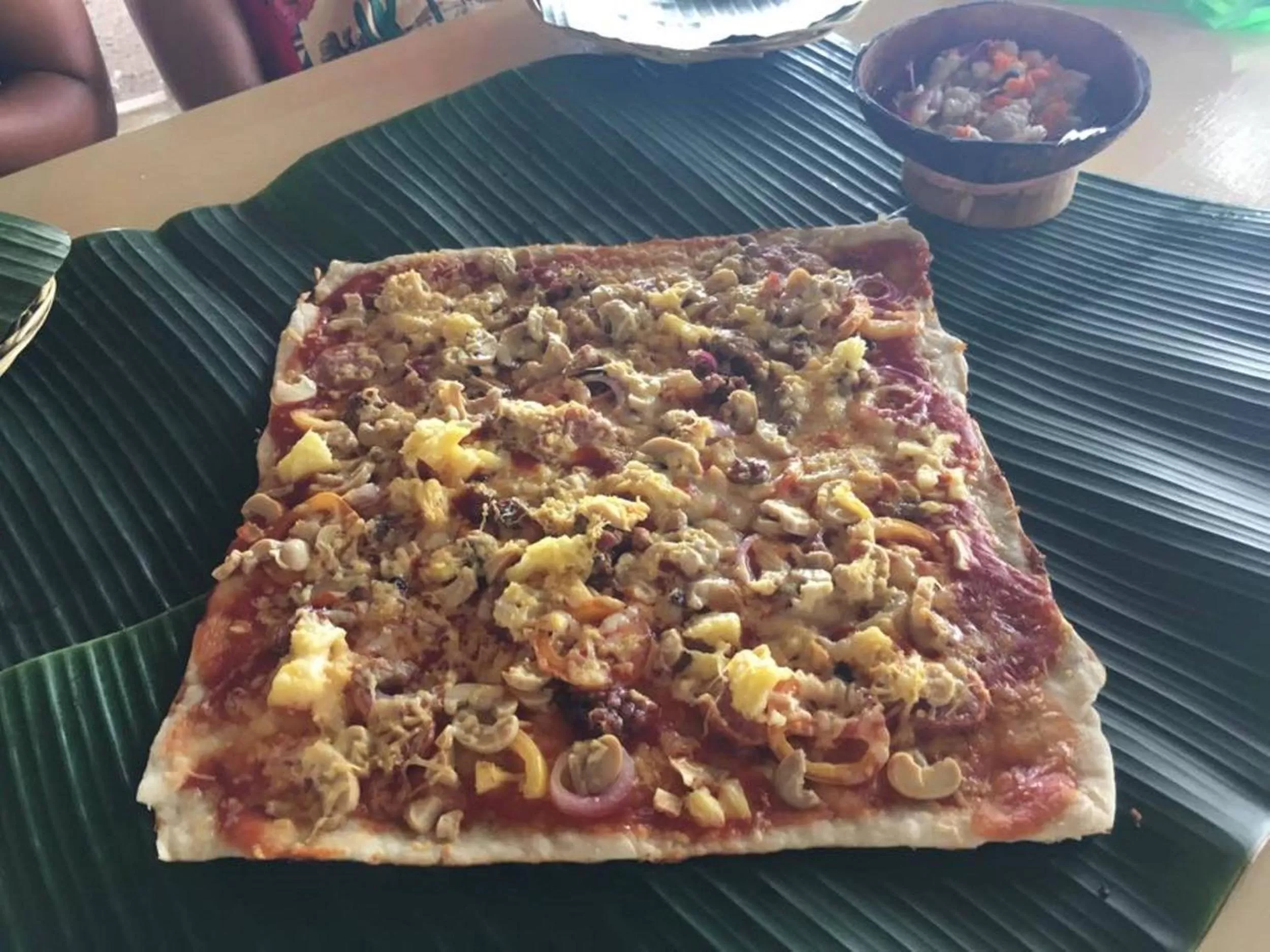 Food in Prince John beachfront cottages and Restaurant