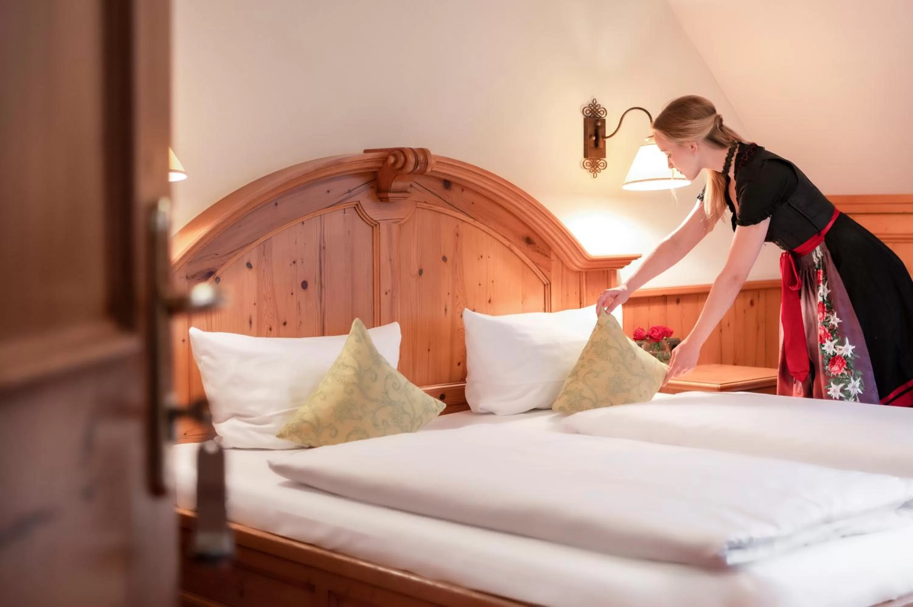 Photo of the whole room, Bed in Landhotel 3Kronen