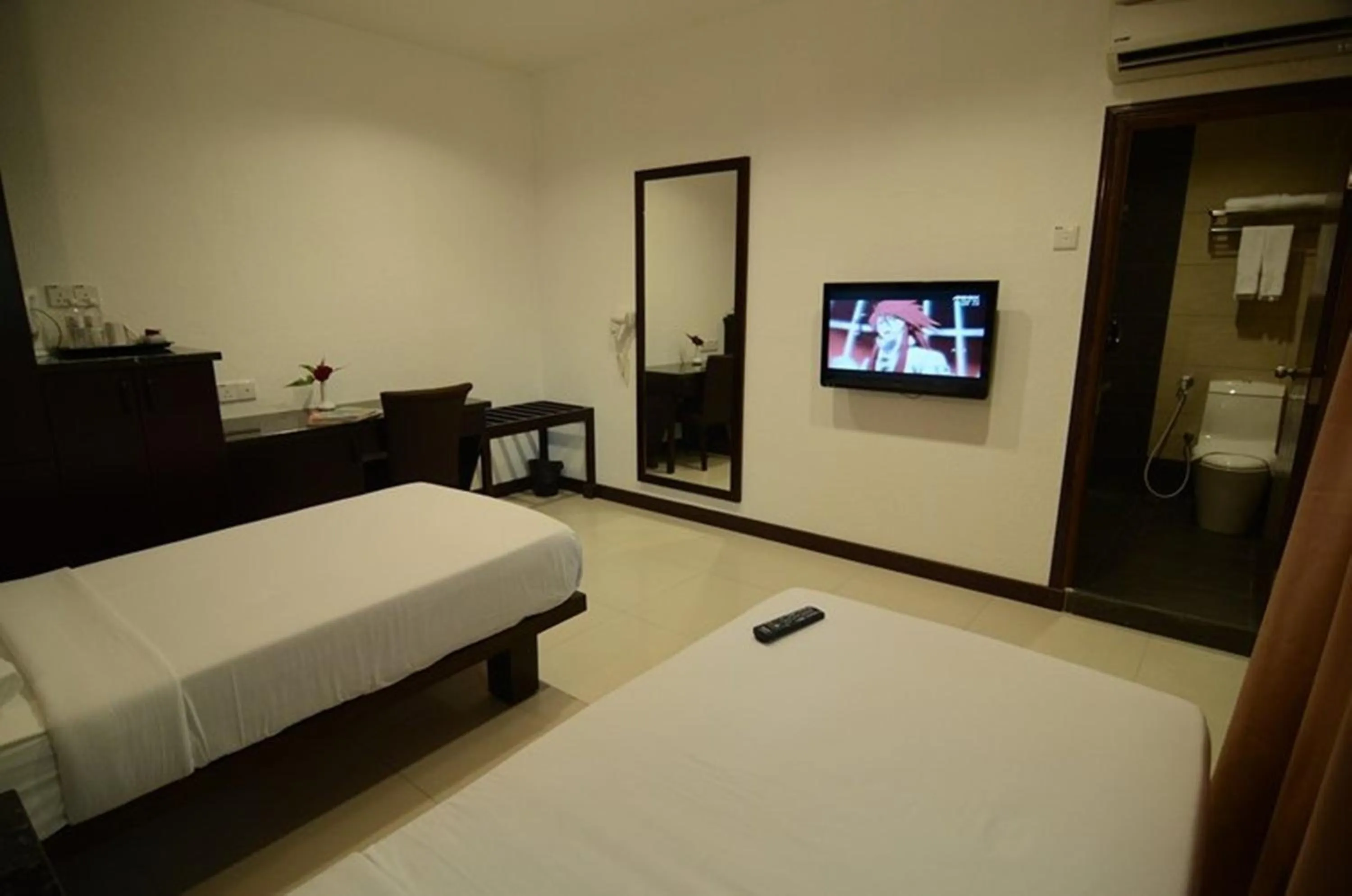 Bed in Crystal Lodge