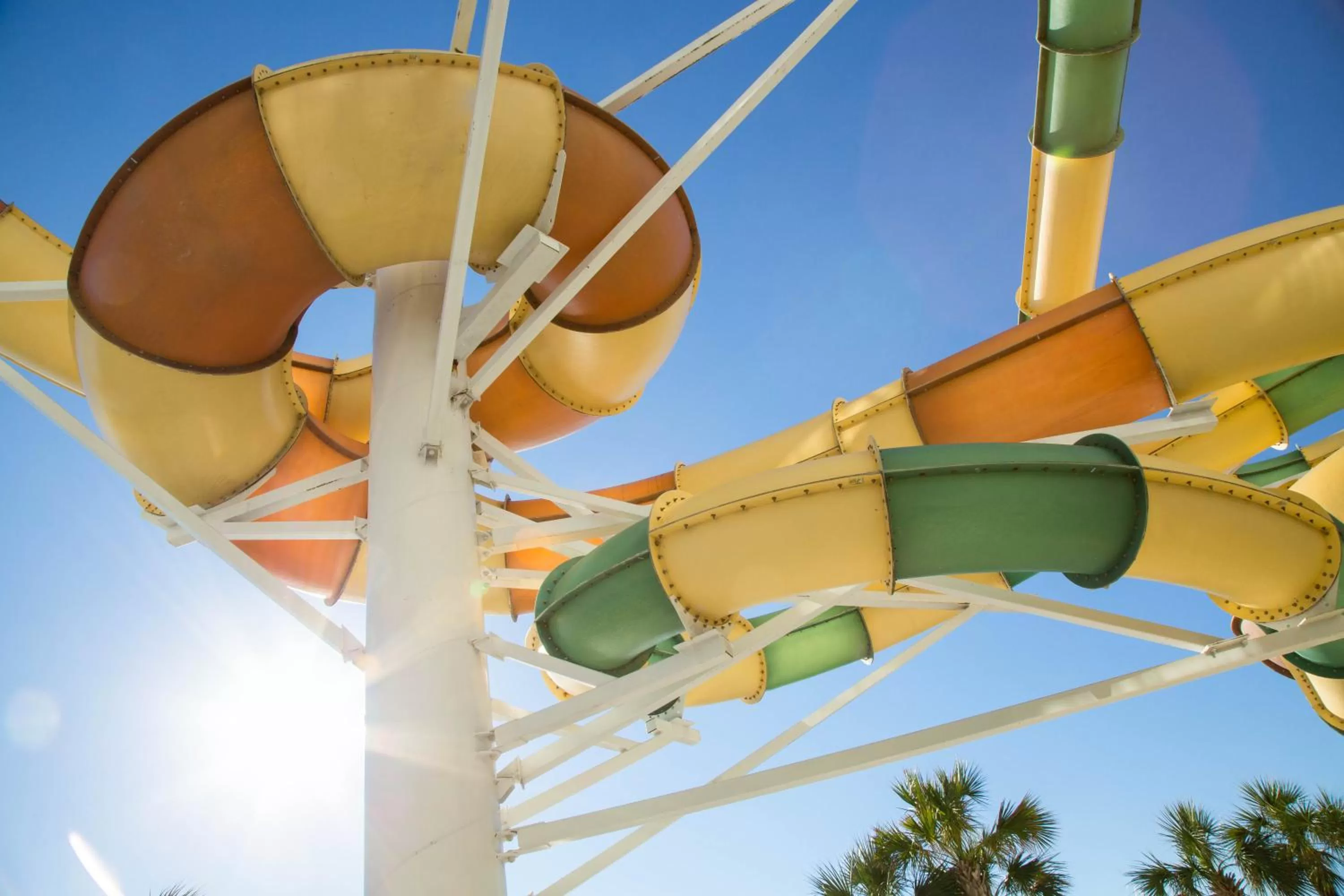 Aqua park in Crown Reef Beach Resort and Waterpark