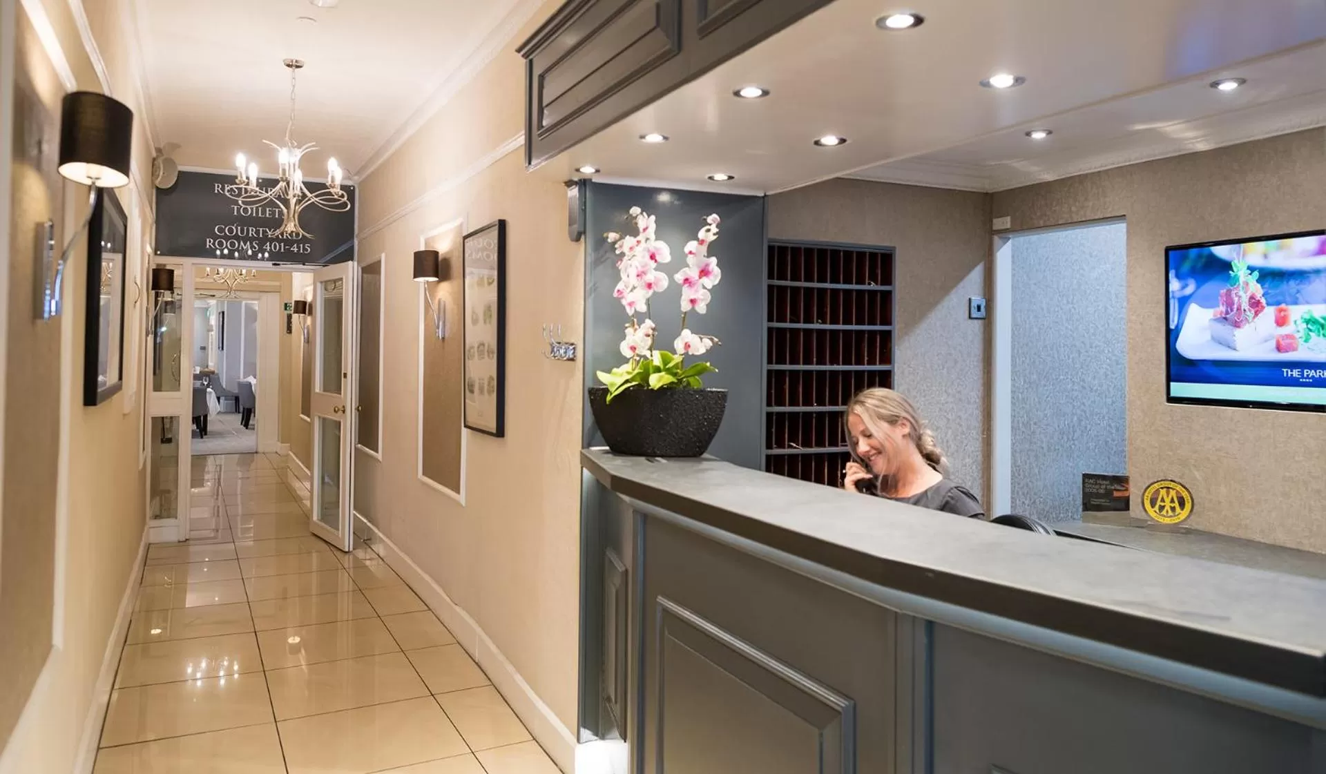 Lobby or reception in The Royal & Fortescue Hotel