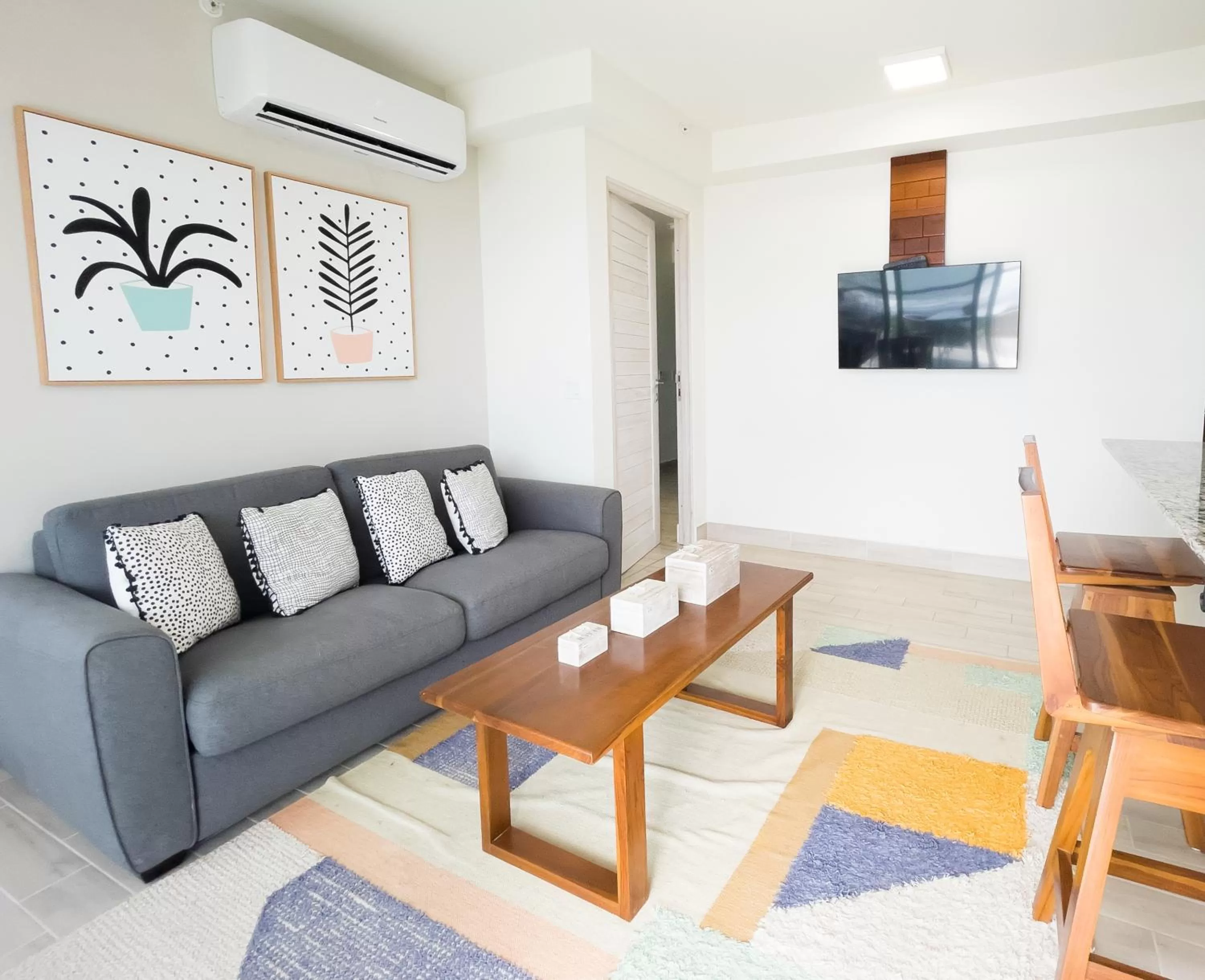 Seating Area in Playa Caracol Residences