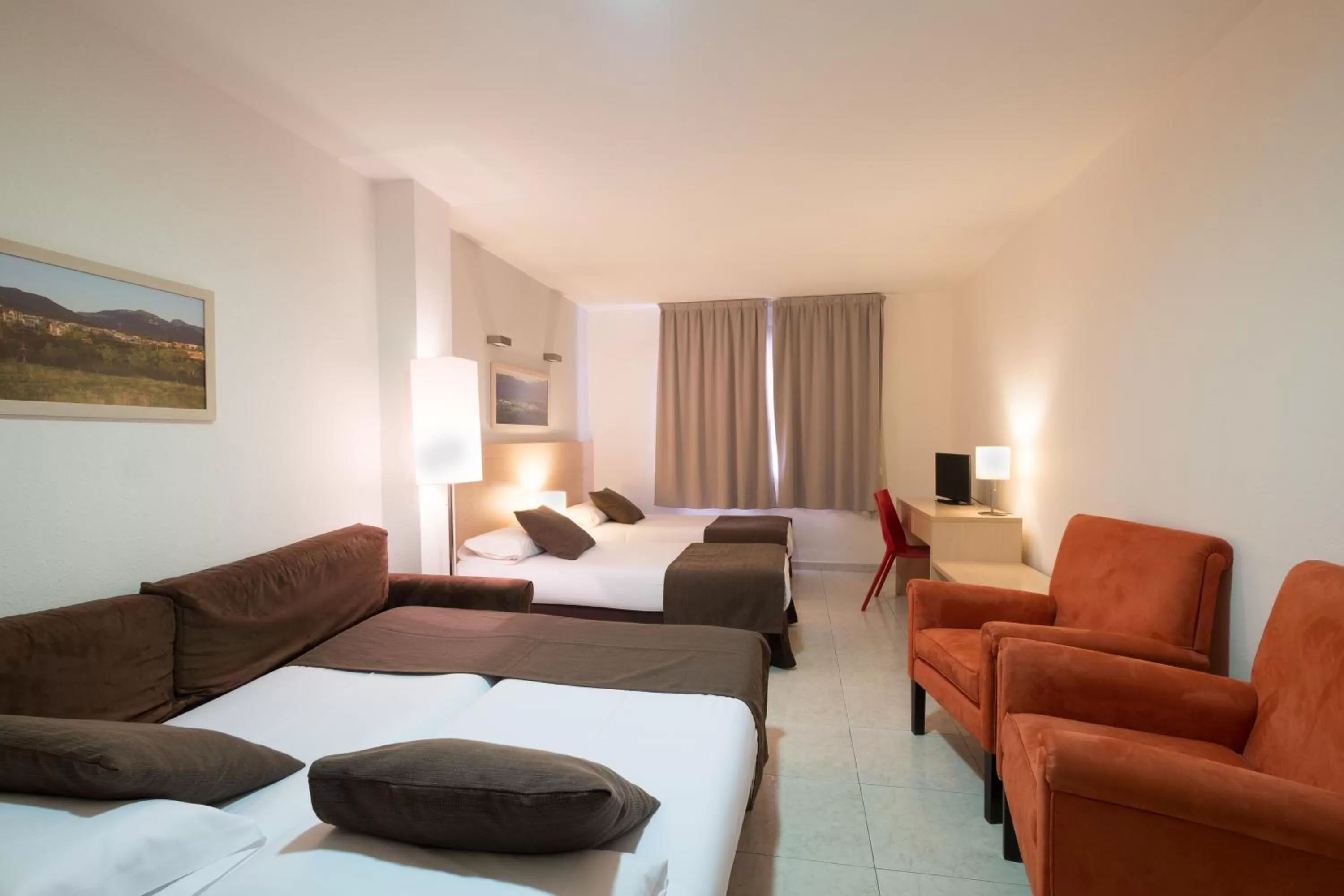 Bed in Hotel Alta Garrotxa