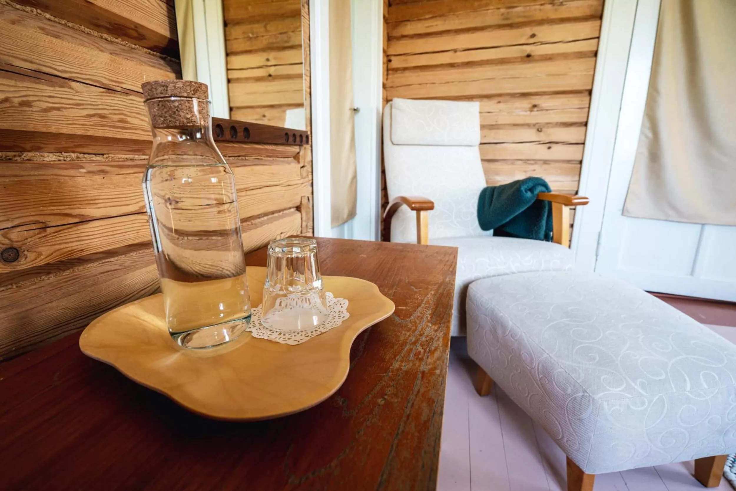 Decorative detail in Olo Center by Kolovesi National Park