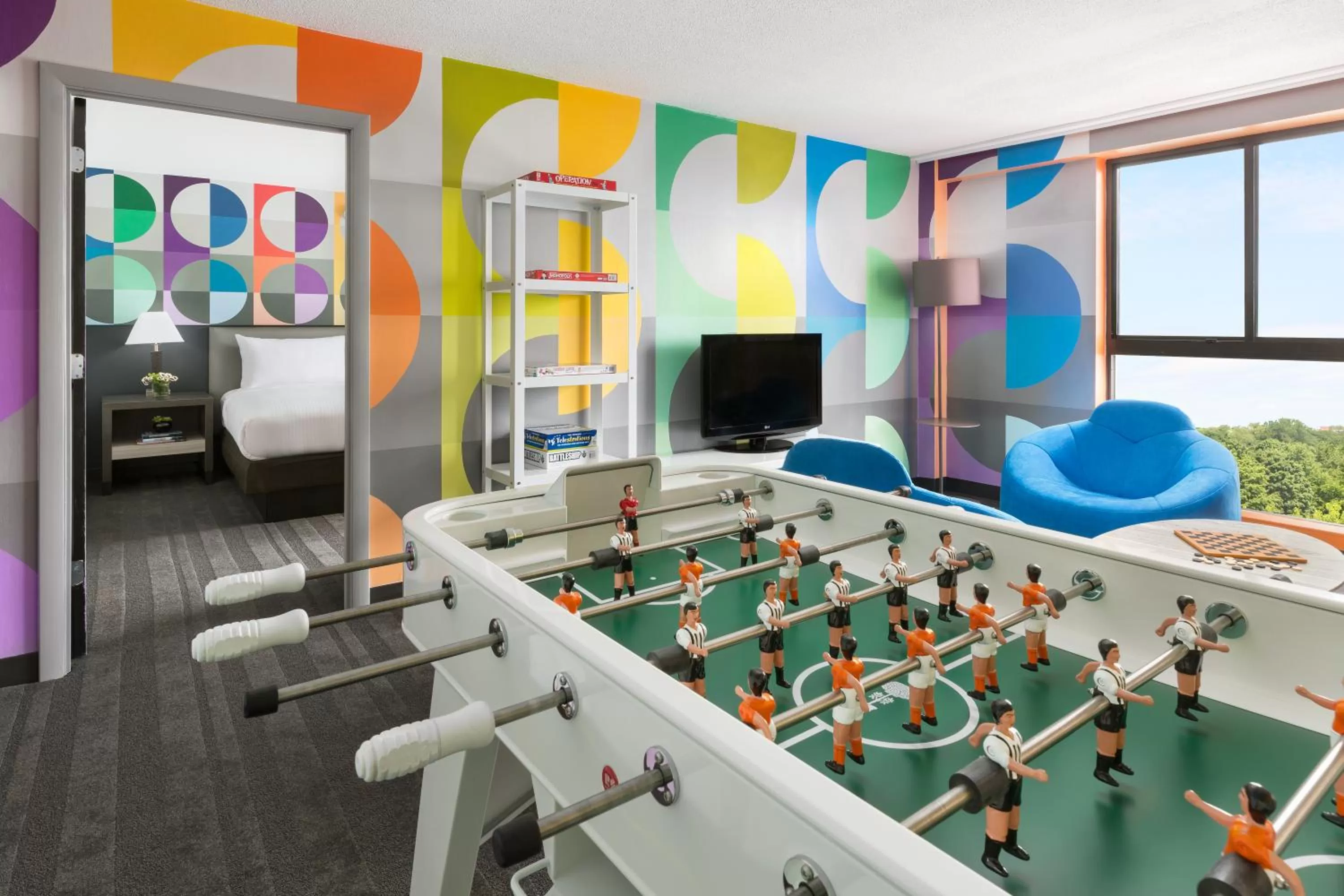 Living room in Studio Allston Hotel Boston