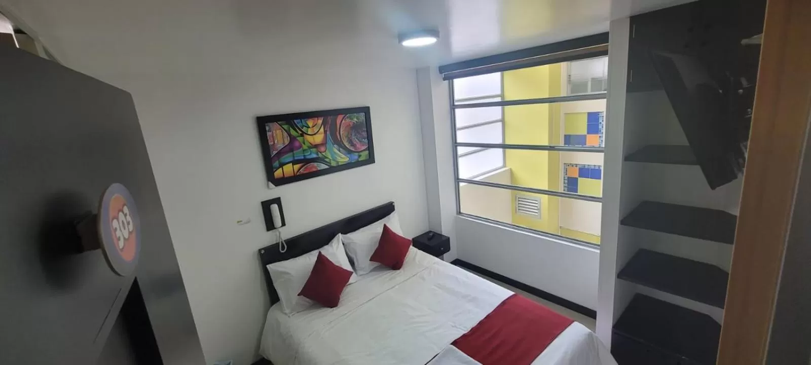 Bed in Hotel Naisca 47