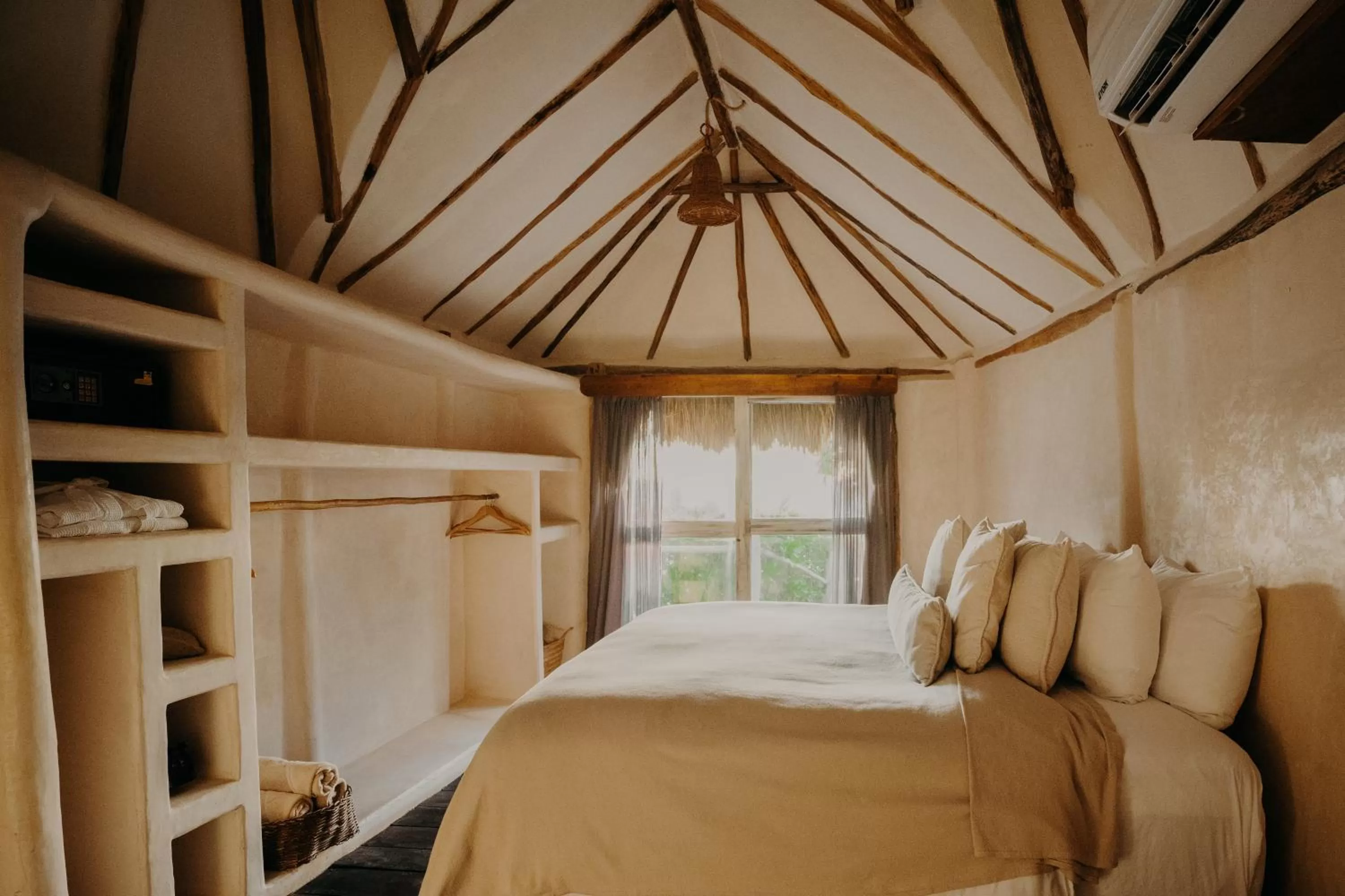 Bed in Papaya Playa Project, Tulum, a Member of Design Hotels