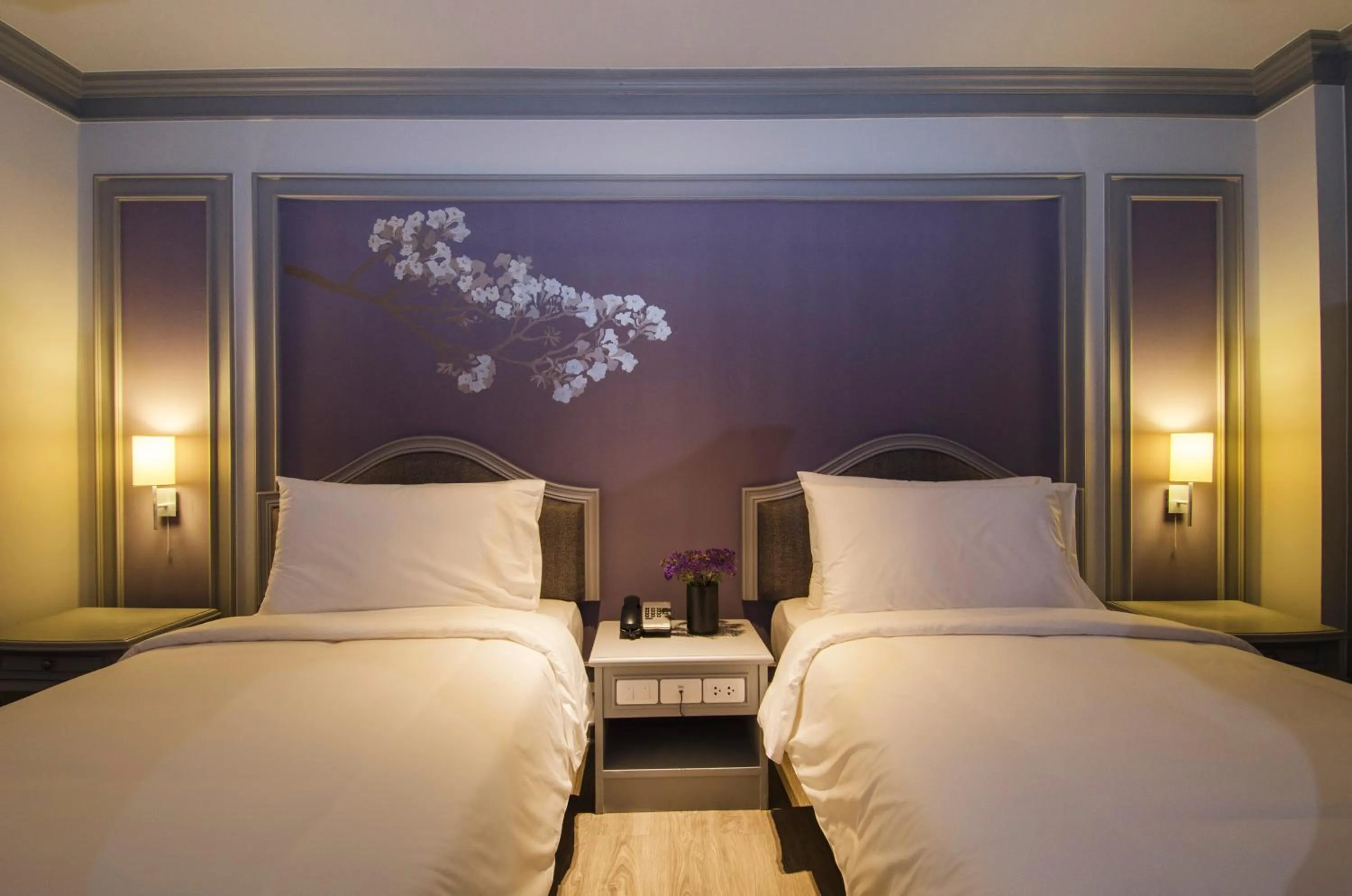 Bed in The Pantip Hotel Ladprao Bangkok