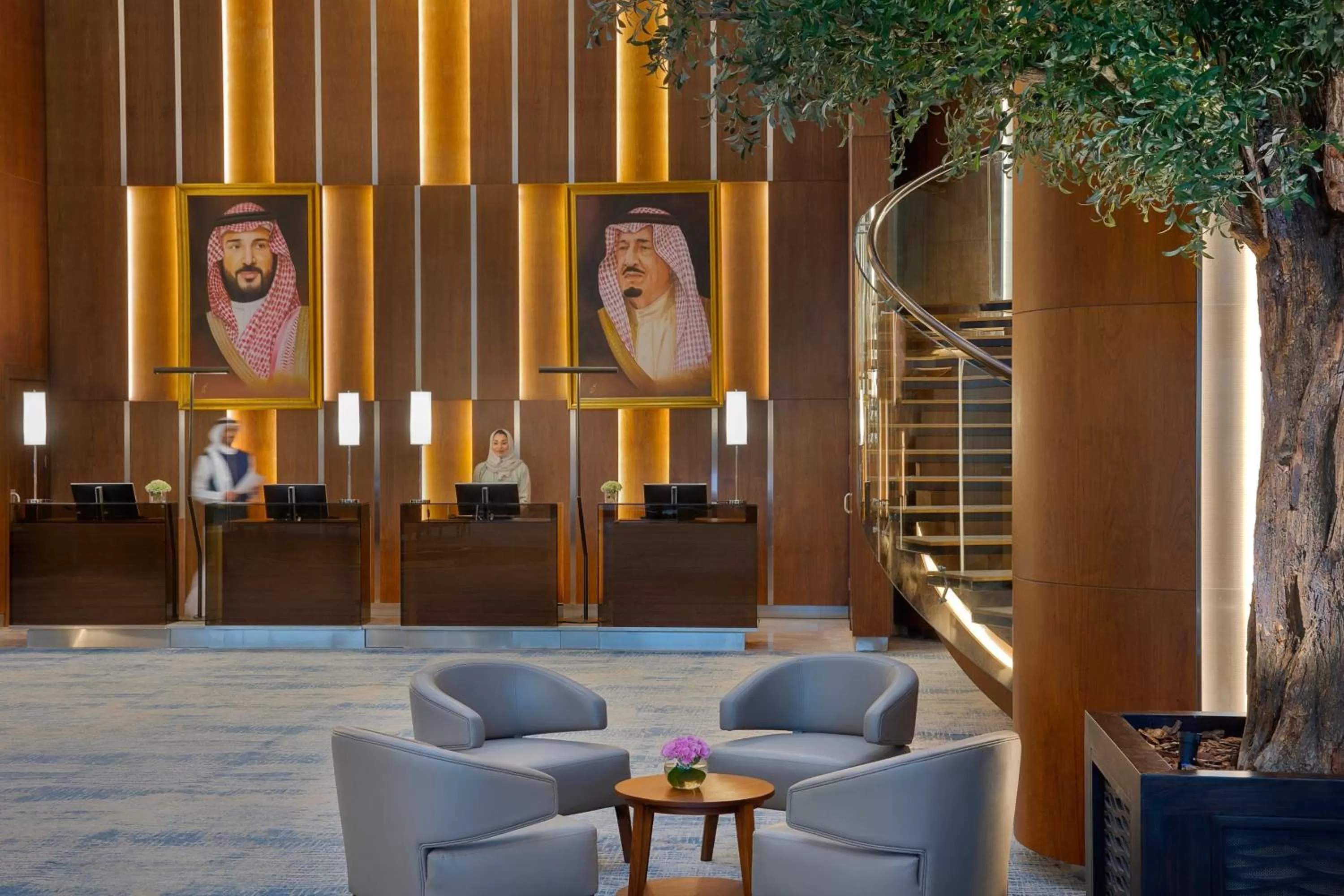 Lobby or reception in Jeddah Marriott Hotel Madinah Road