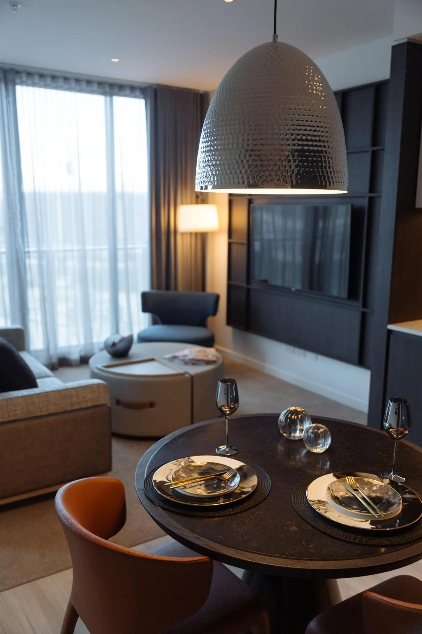 Dining area in One Global Resorts Green Square