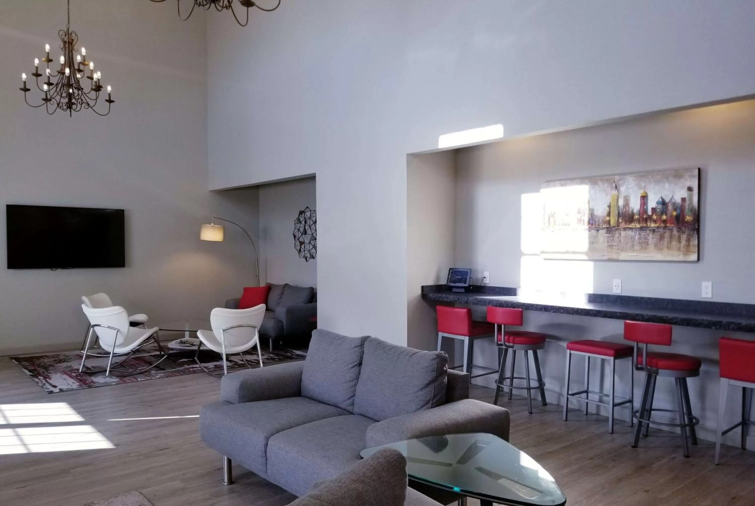 Lobby or reception in Ramada by Wyndham Sellersburg/Louisville North