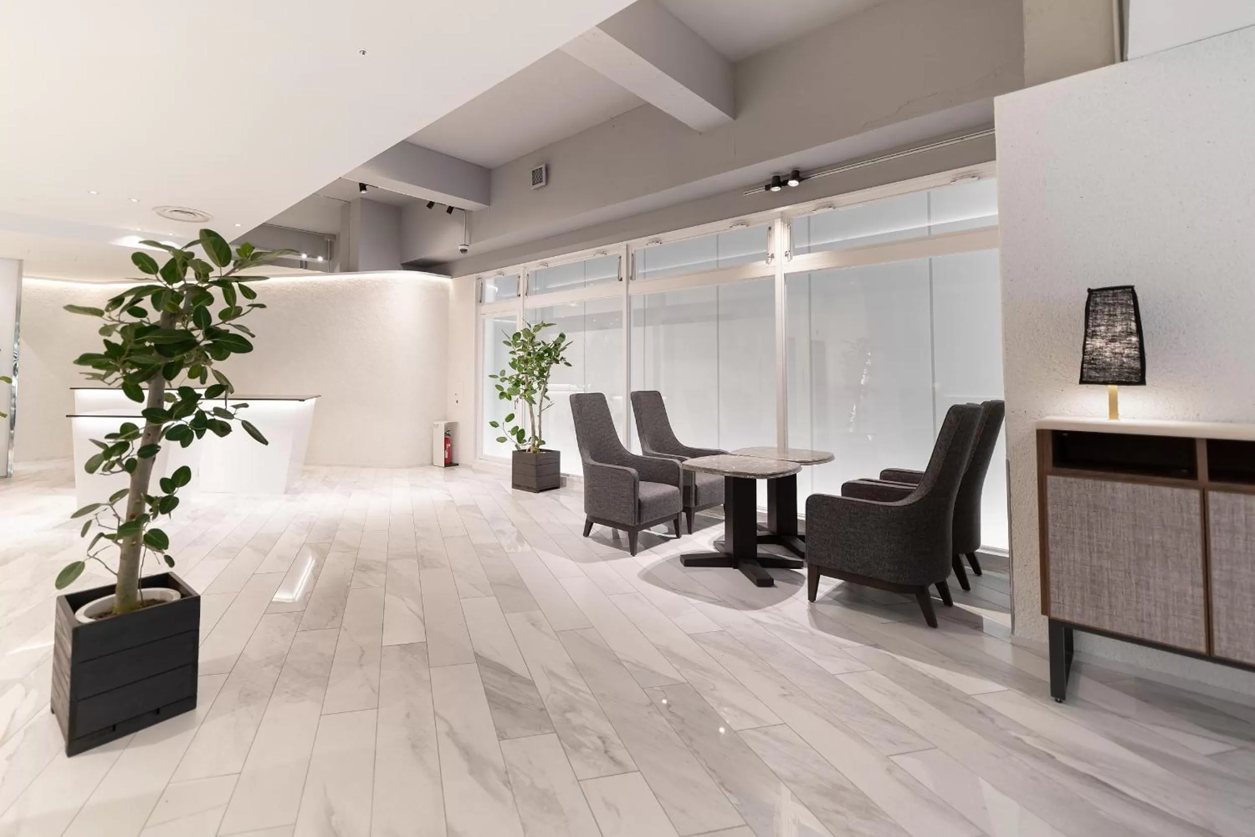 Lobby or reception in EN HOTEL Hakata