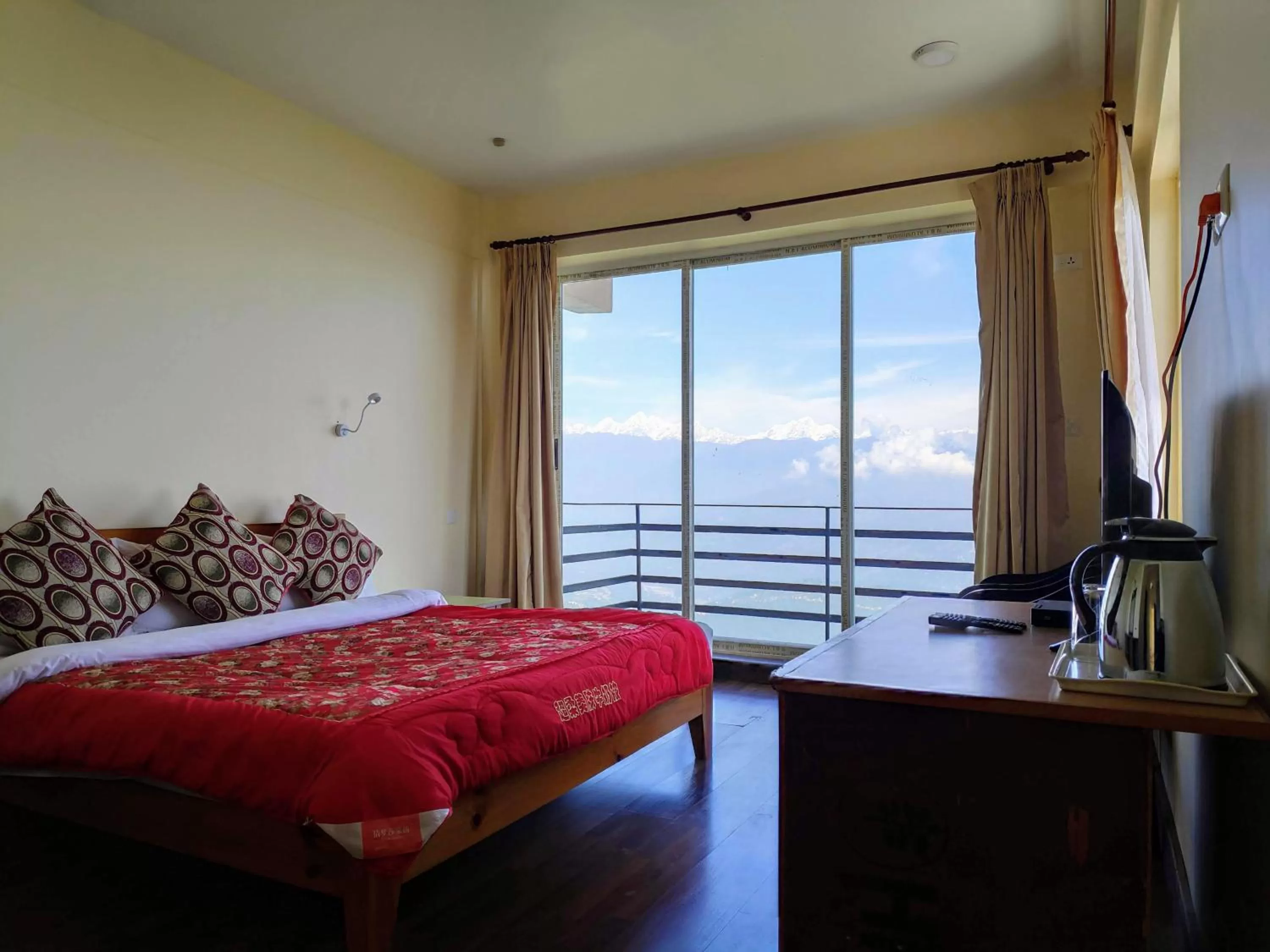 Photo of the whole room, Bed in Hotel Green Valley Nagarkot