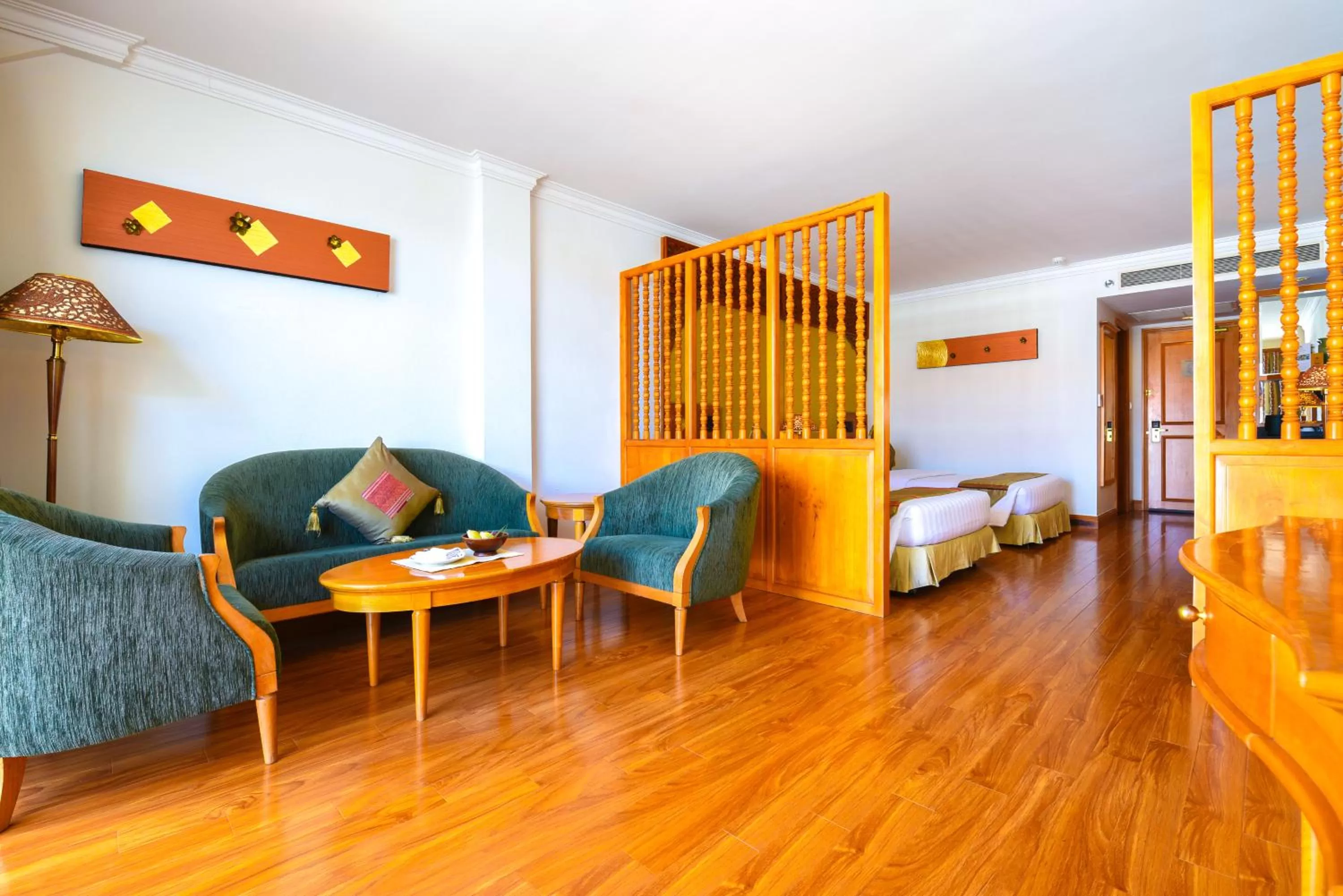 Balcony/Terrace, Bed in Angkor Century Resort & Spa