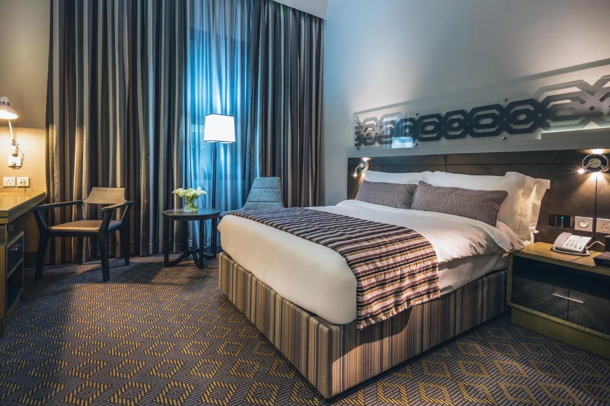 Bed in Ayla Bawadi Hotel & Mall