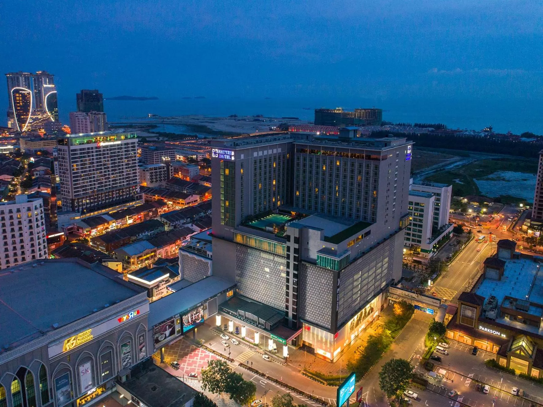 Bird's eye view in Hatten Hotel Melaka