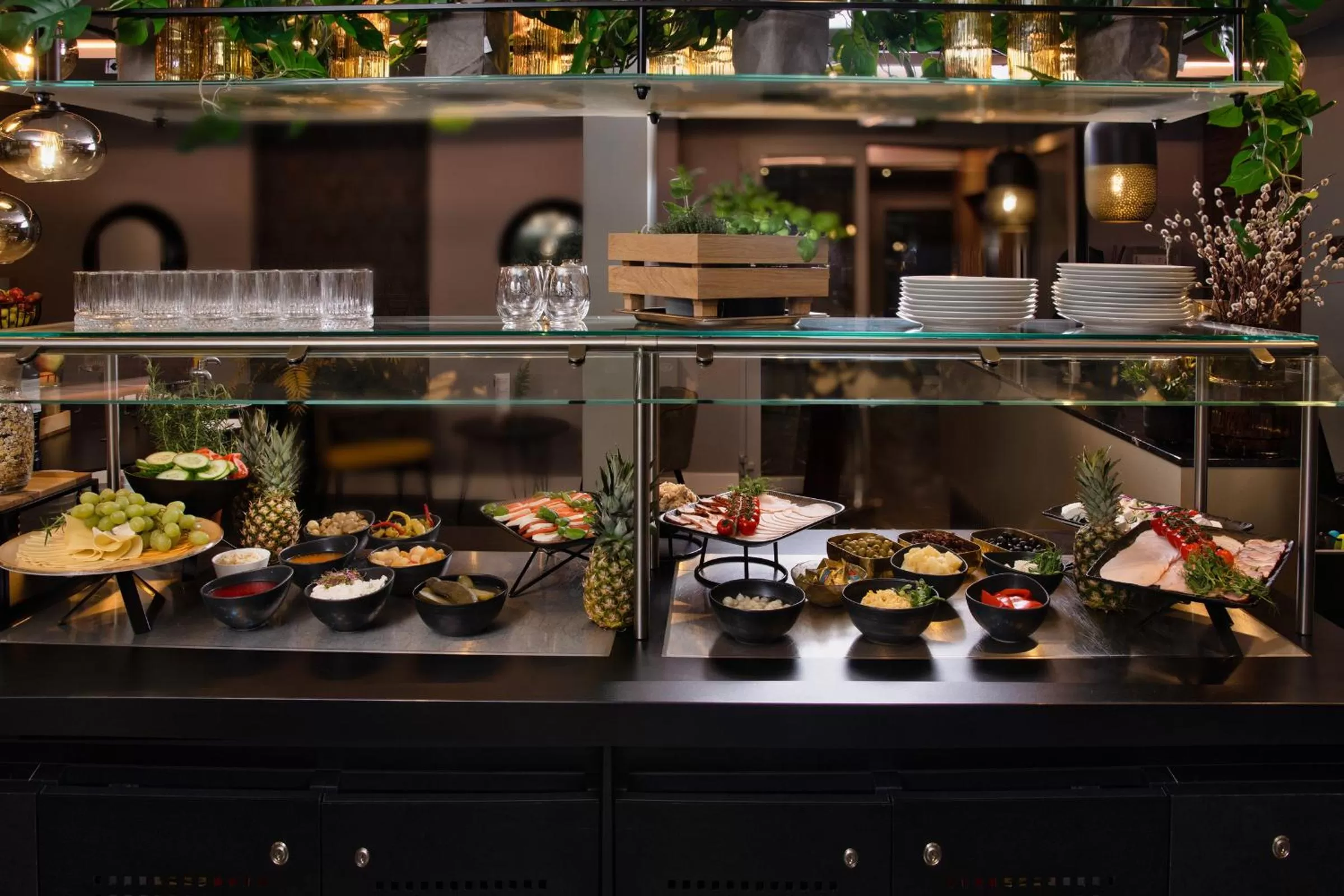 Buffet breakfast in Leonardo Boutique Hotel Krakow City Center