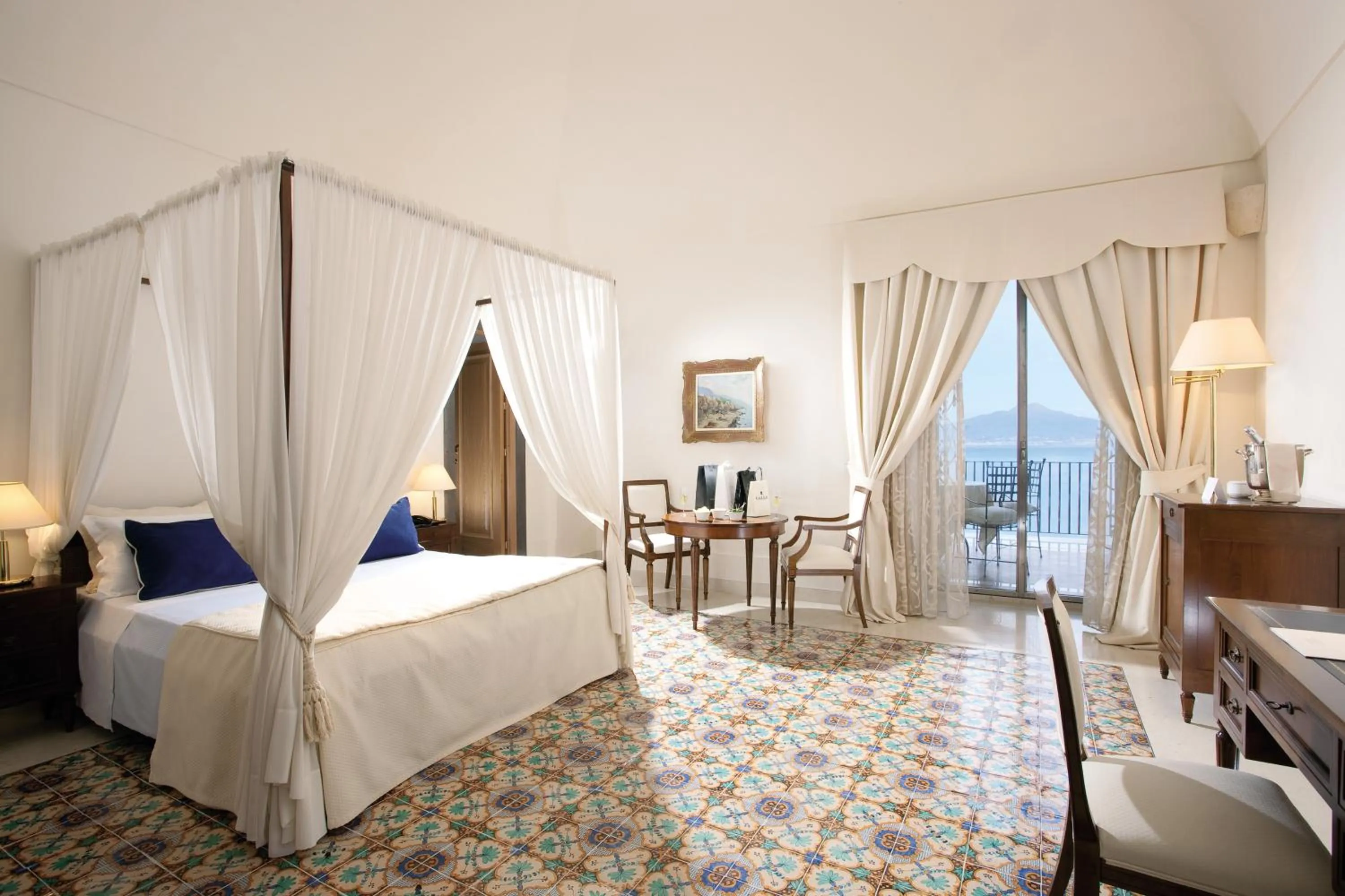 View (from property/room), Bed in Grand Hotel Angiolieri