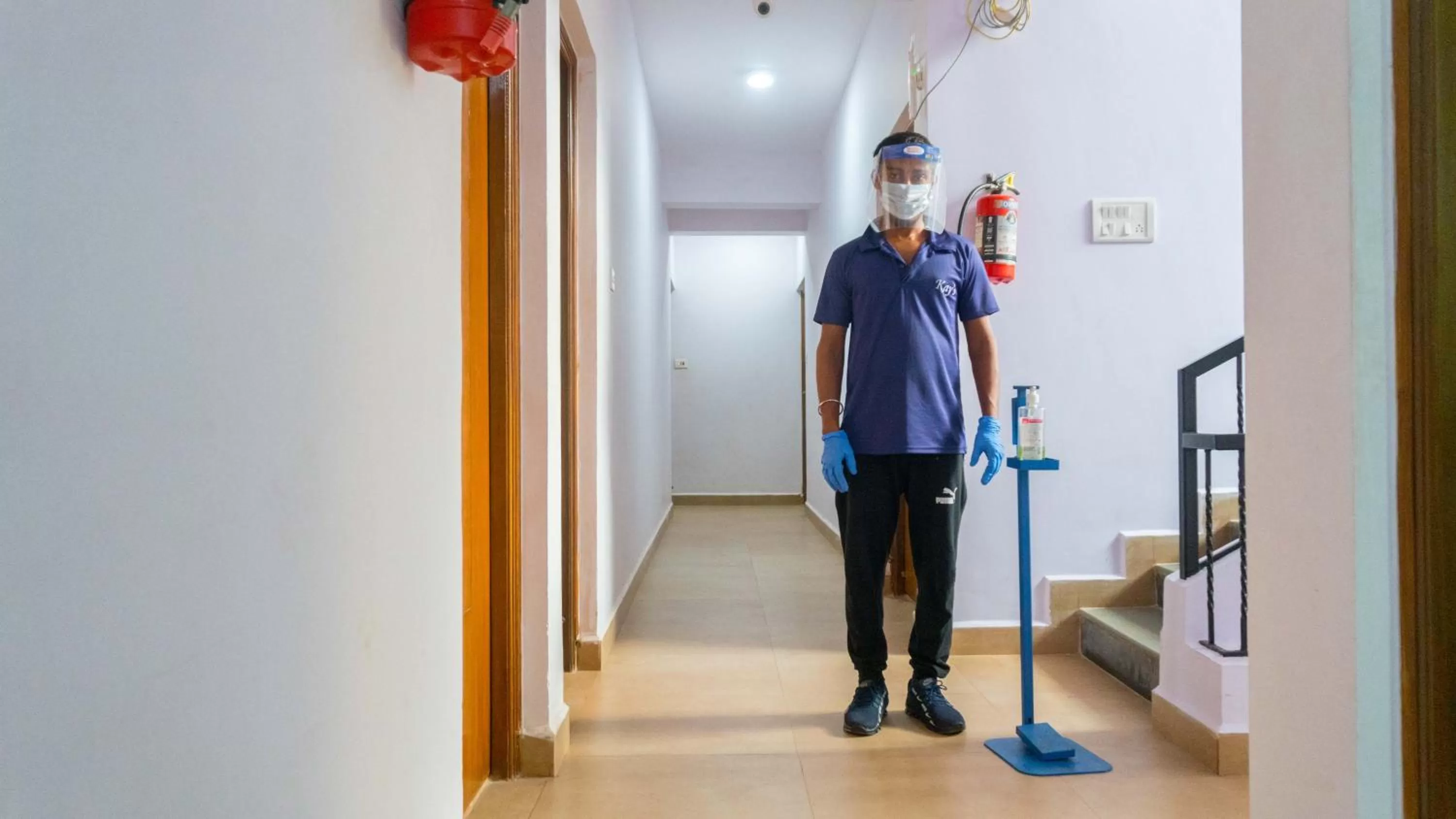 Staff in Kay's Riverview Resort - Near Baga Beach