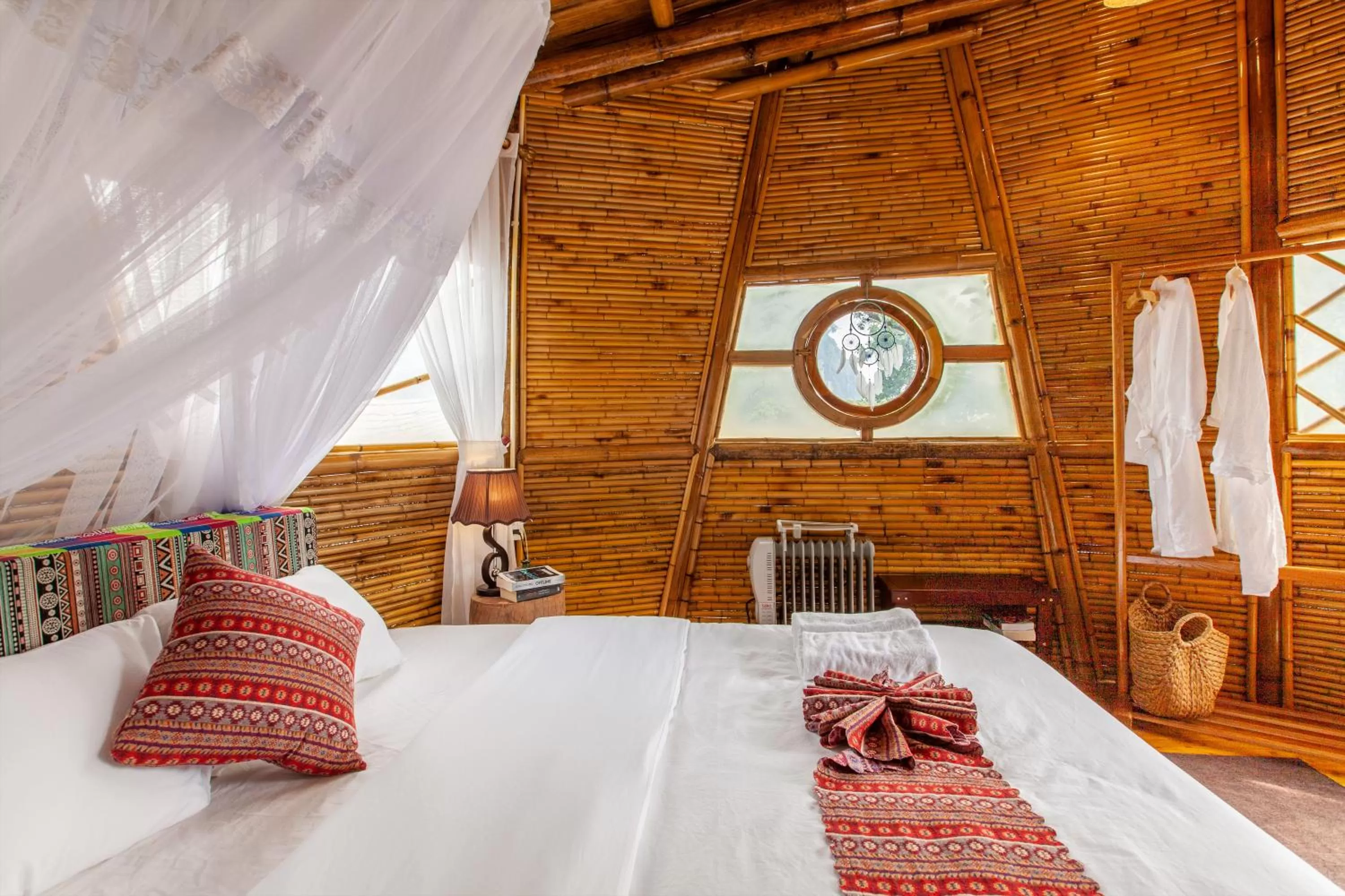 Bed in Trang An Lamia Bungalow