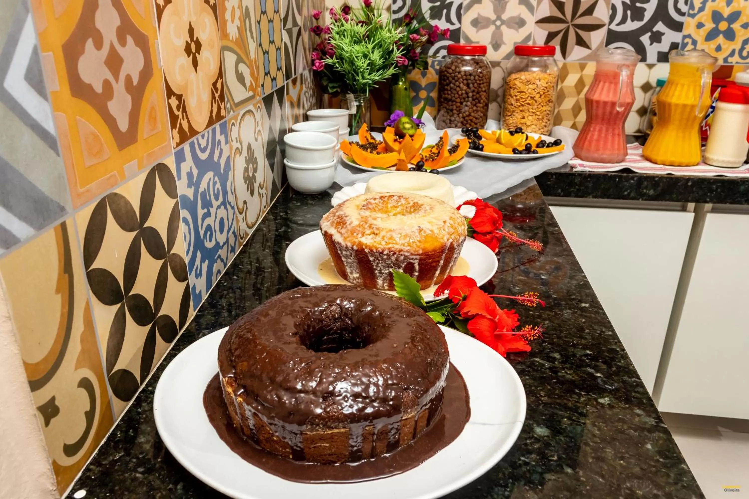 Breakfast, Food in i9 Embaú Flats & Suites