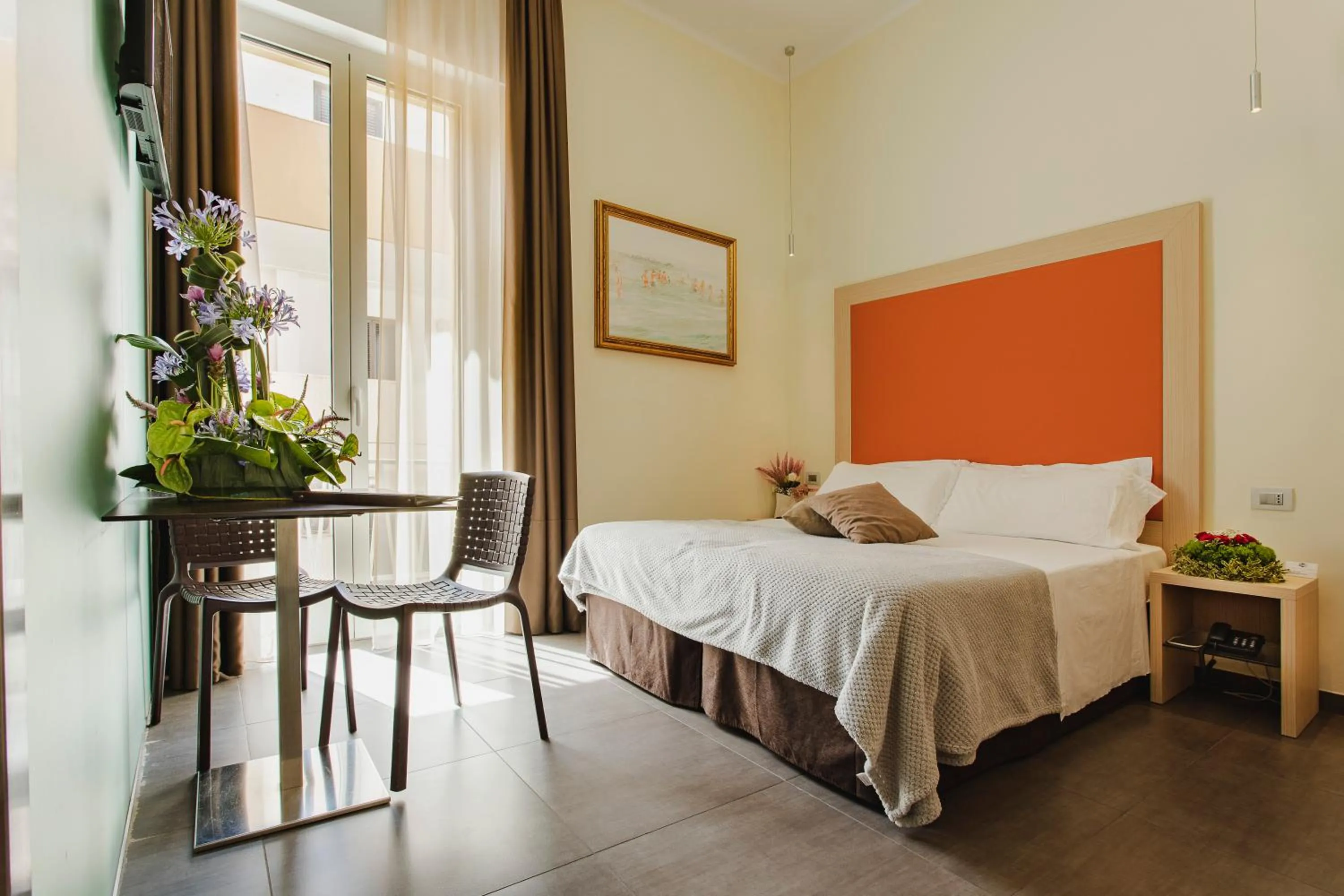 Bed in Hotel 33 Baroni